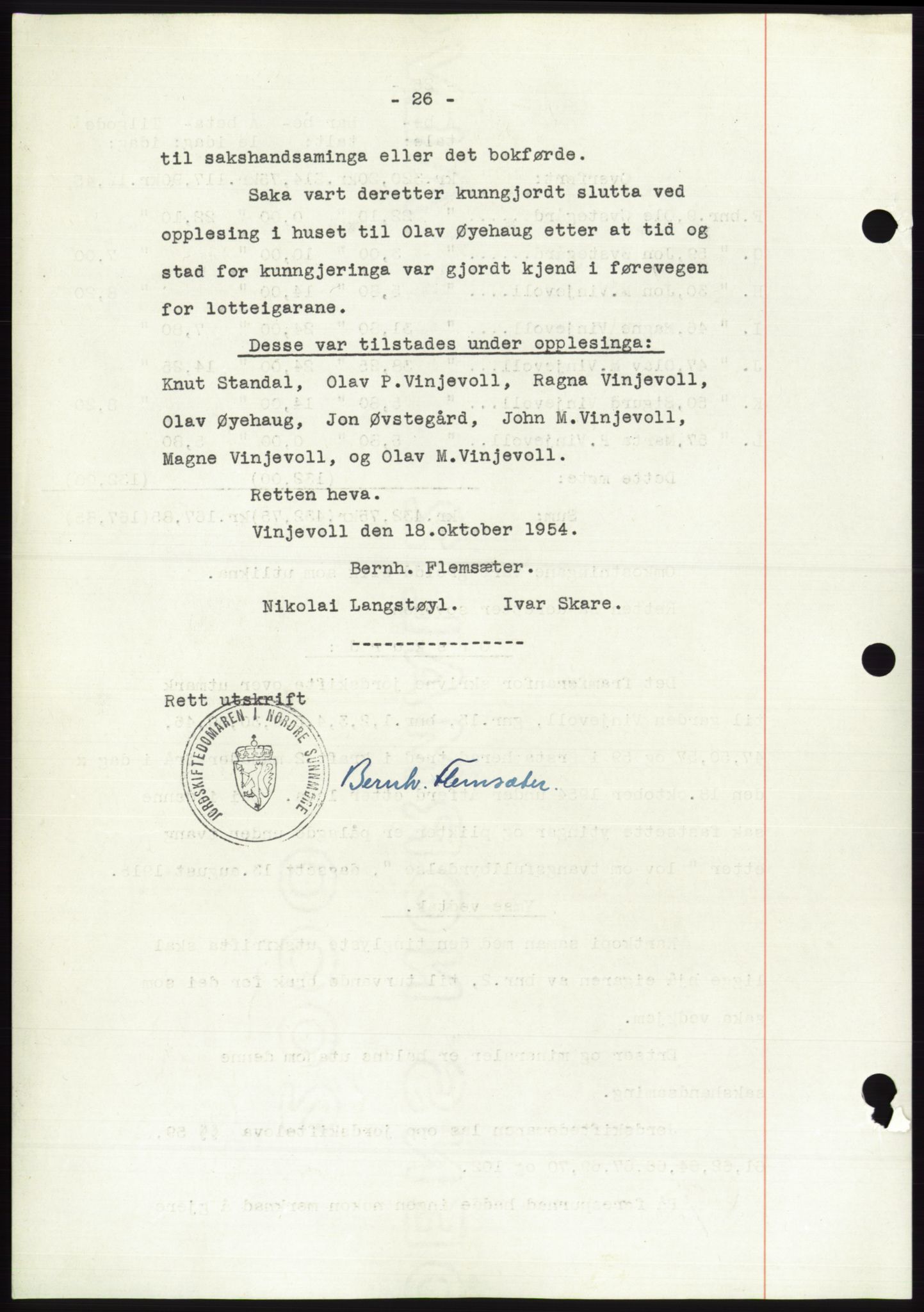Søre Sunnmøre sorenskriveri, AV/SAT-A-4122/1/2/2C/L0100: Pantebok nr. 26A, 1954-1955, Dagboknr: 466/1955