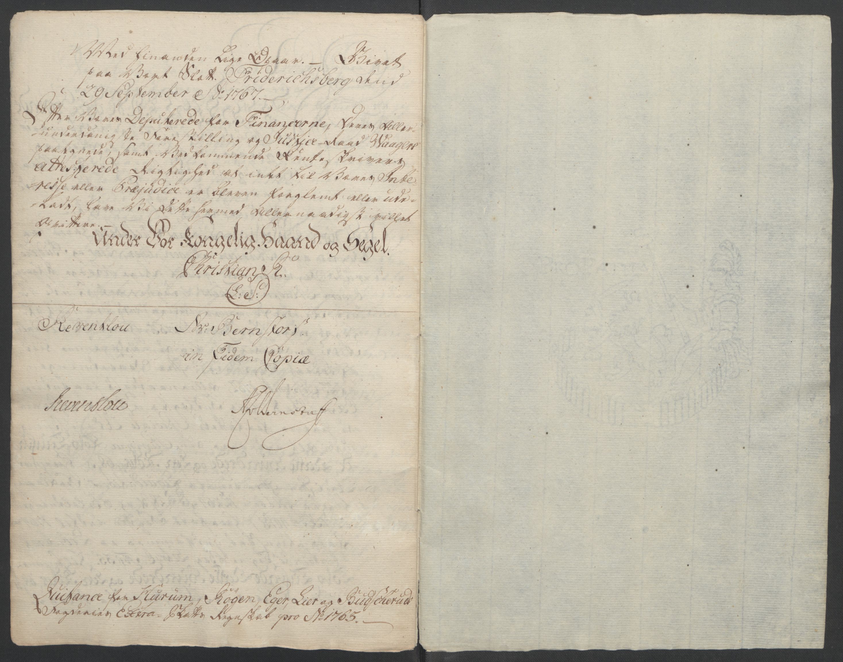 Rentekammeret inntil 1814, Reviderte regnskaper, Fogderegnskap, RA/EA-4092/R31/L1833: Ekstraskatten Hurum, Røyken, Eiker, Lier og Buskerud, 1762-1764, s. 61