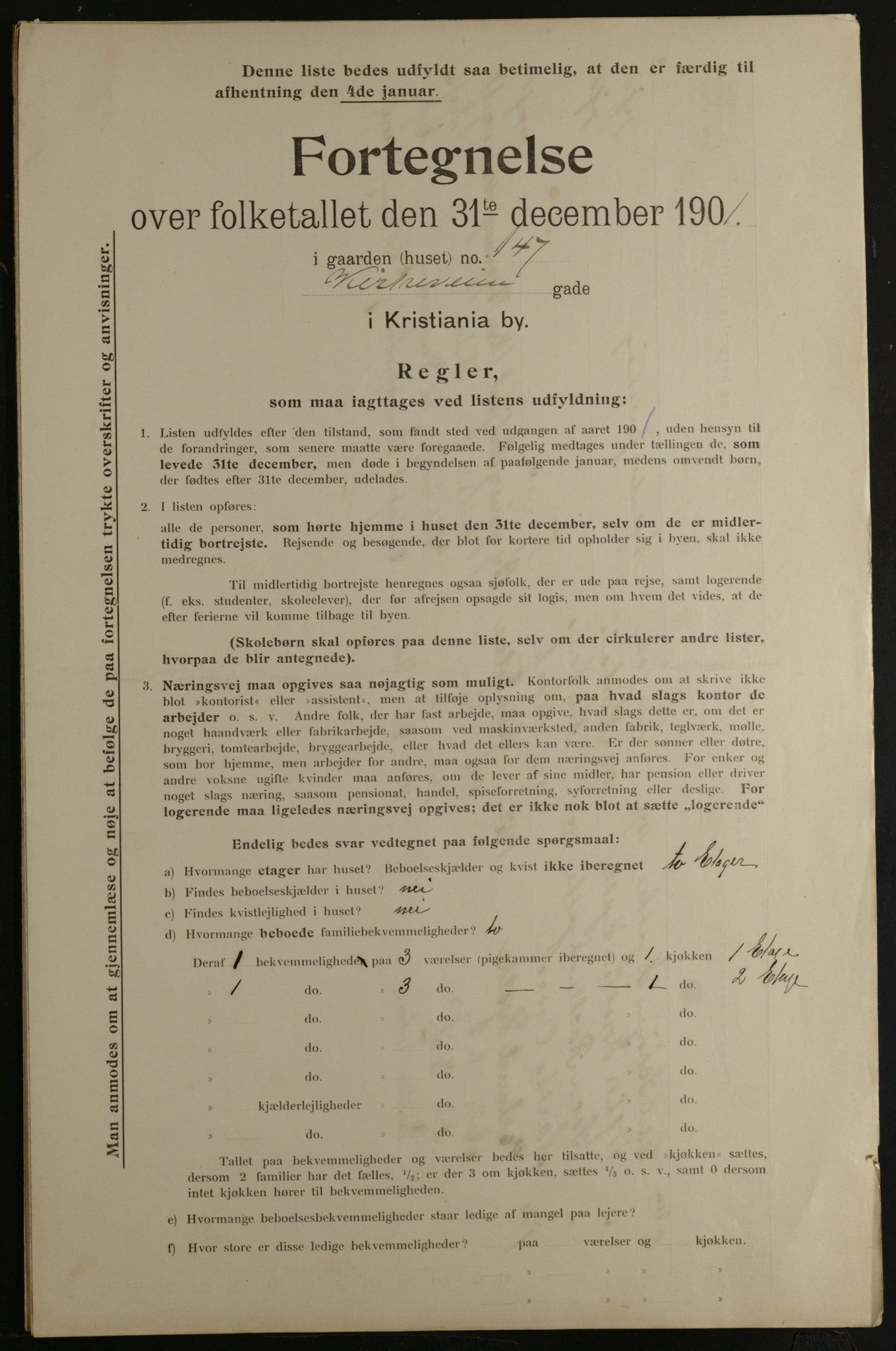 OBA, Kommunal folketelling 31.12.1901 for Kristiania kjøpstad, 1901, s. 7915