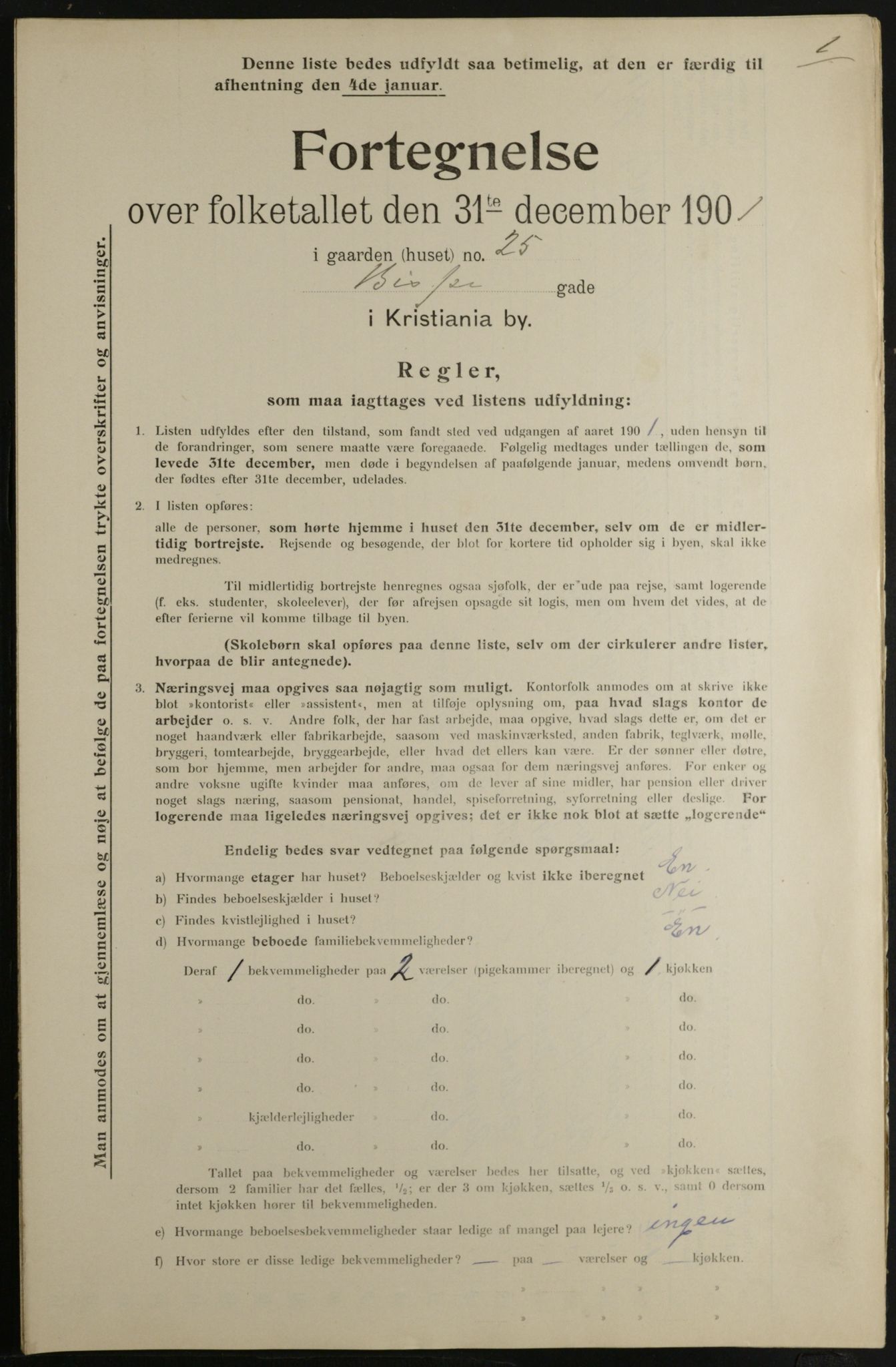 OBA, Kommunal folketelling 31.12.1901 for Kristiania kjøpstad, 1901, s. 936