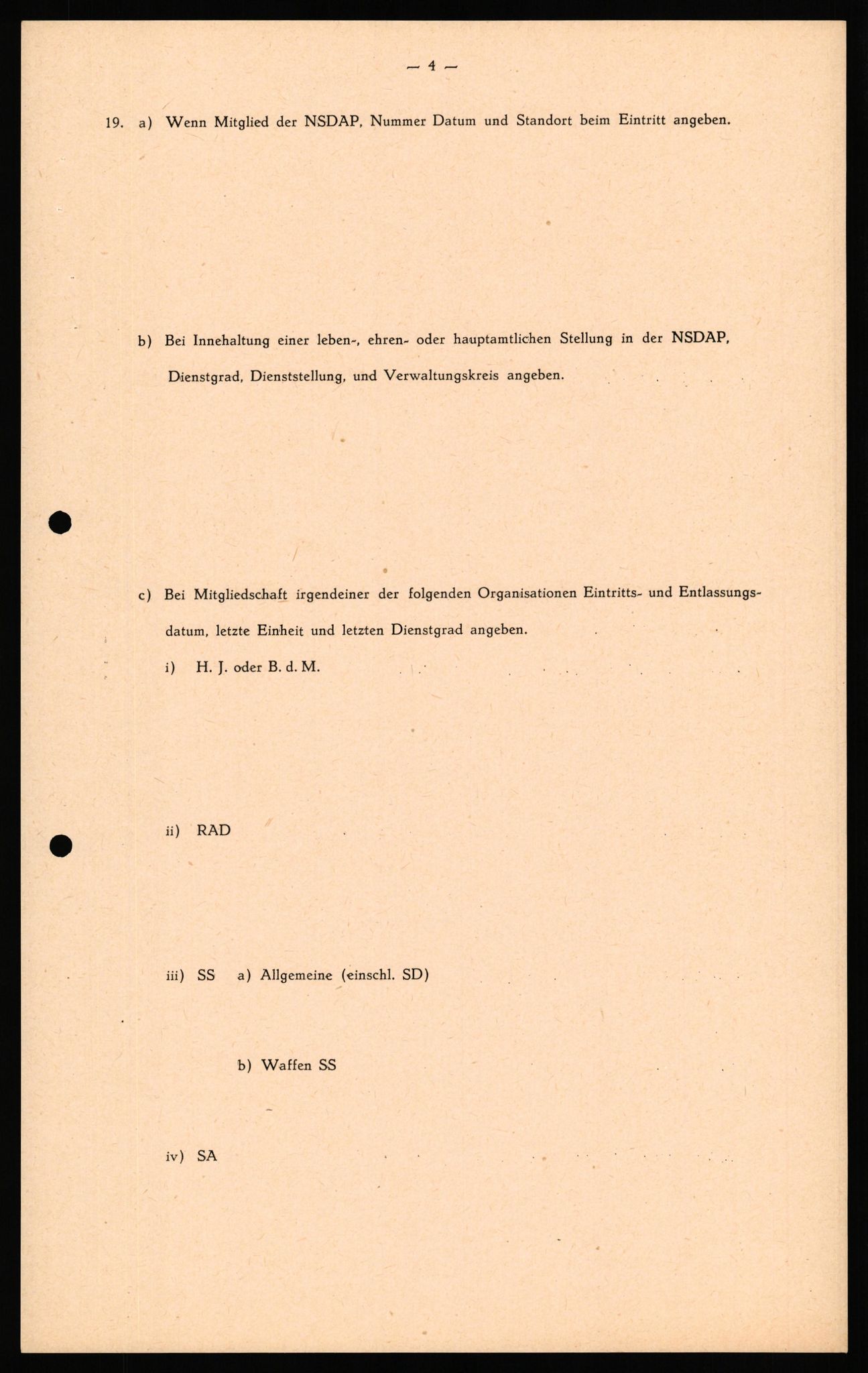 Forsvaret, Forsvarets overkommando II, AV/RA-RAFA-3915/D/Db/L0040: CI Questionaires. Tyske okkupasjonsstyrker i Norge. Østerrikere., 1945-1946, s. 107