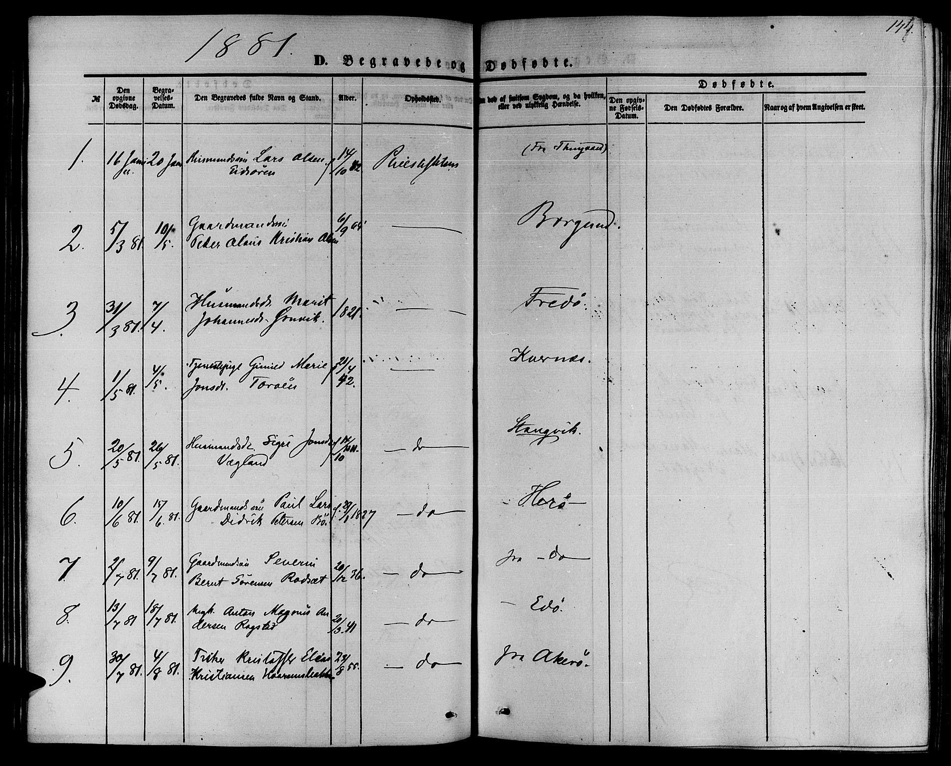 Ministerialprotokoller, klokkerbøker og fødselsregistre - Møre og Romsdal, SAT/A-1454/559/L0713: Ministerialbok nr. 559A01, 1861-1886, s. 144
