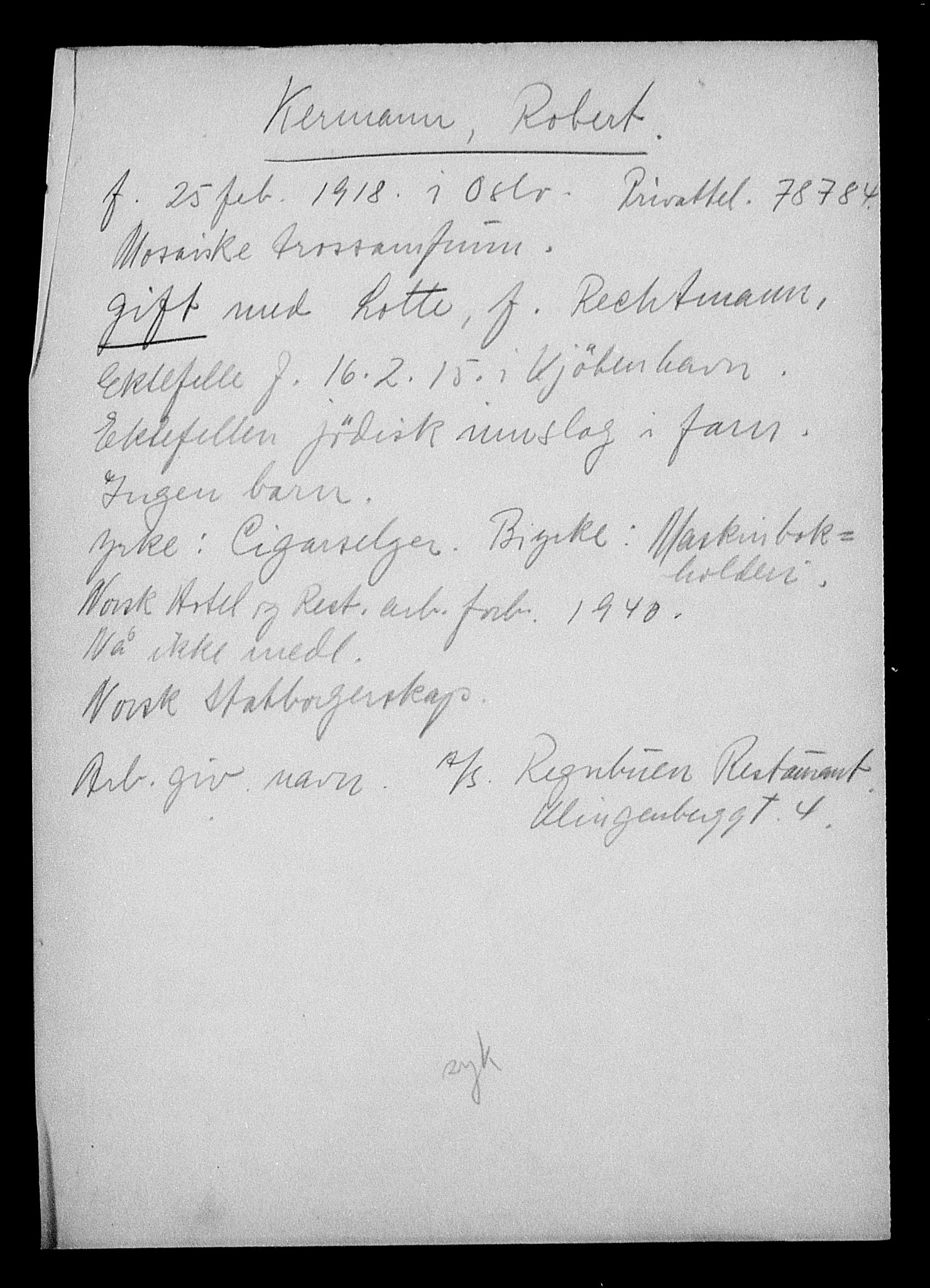 Justisdepartementet, Tilbakeføringskontoret for inndratte formuer, AV/RA-S-1564/H/Hc/Hcc/L0951: --, 1945-1947, s. 236