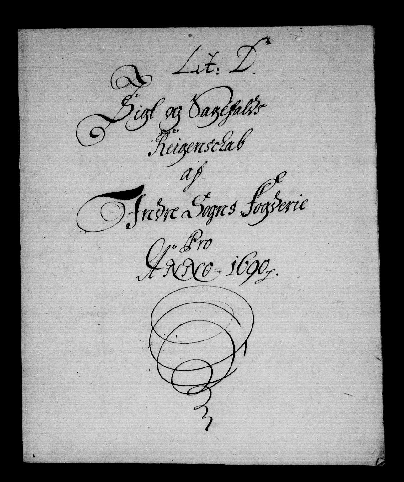 Rentekammeret inntil 1814, Reviderte regnskaper, Stiftamtstueregnskaper, Bergen stiftamt, RA/EA-6043/R/Rc/L0093: Bergen stiftamt, 1690