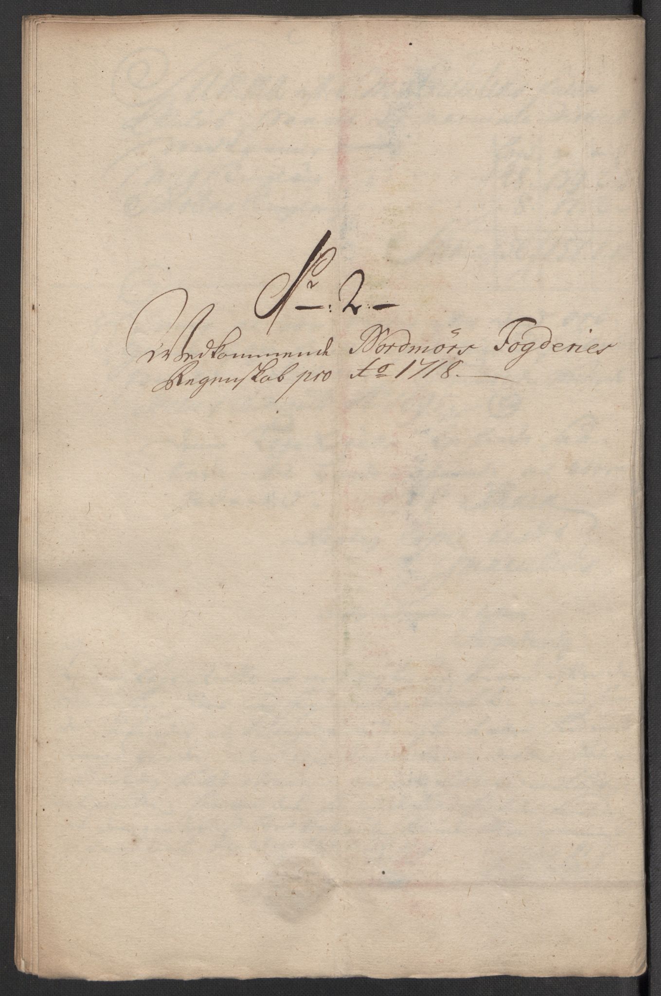 Rentekammeret inntil 1814, Reviderte regnskaper, Fogderegnskap, RA/EA-4092/R56/L3751: Fogderegnskap Nordmøre, 1718, s. 98