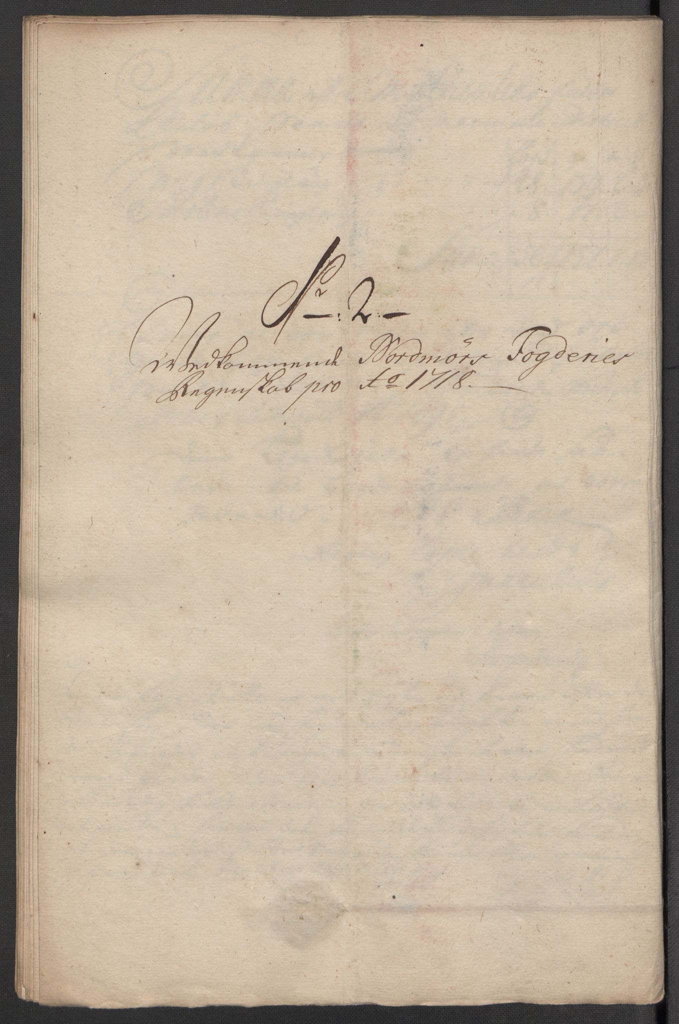 Rentekammeret inntil 1814, Reviderte regnskaper, Fogderegnskap, AV/RA-EA-4092/R56/L3751: Fogderegnskap Nordmøre, 1718, s. 98