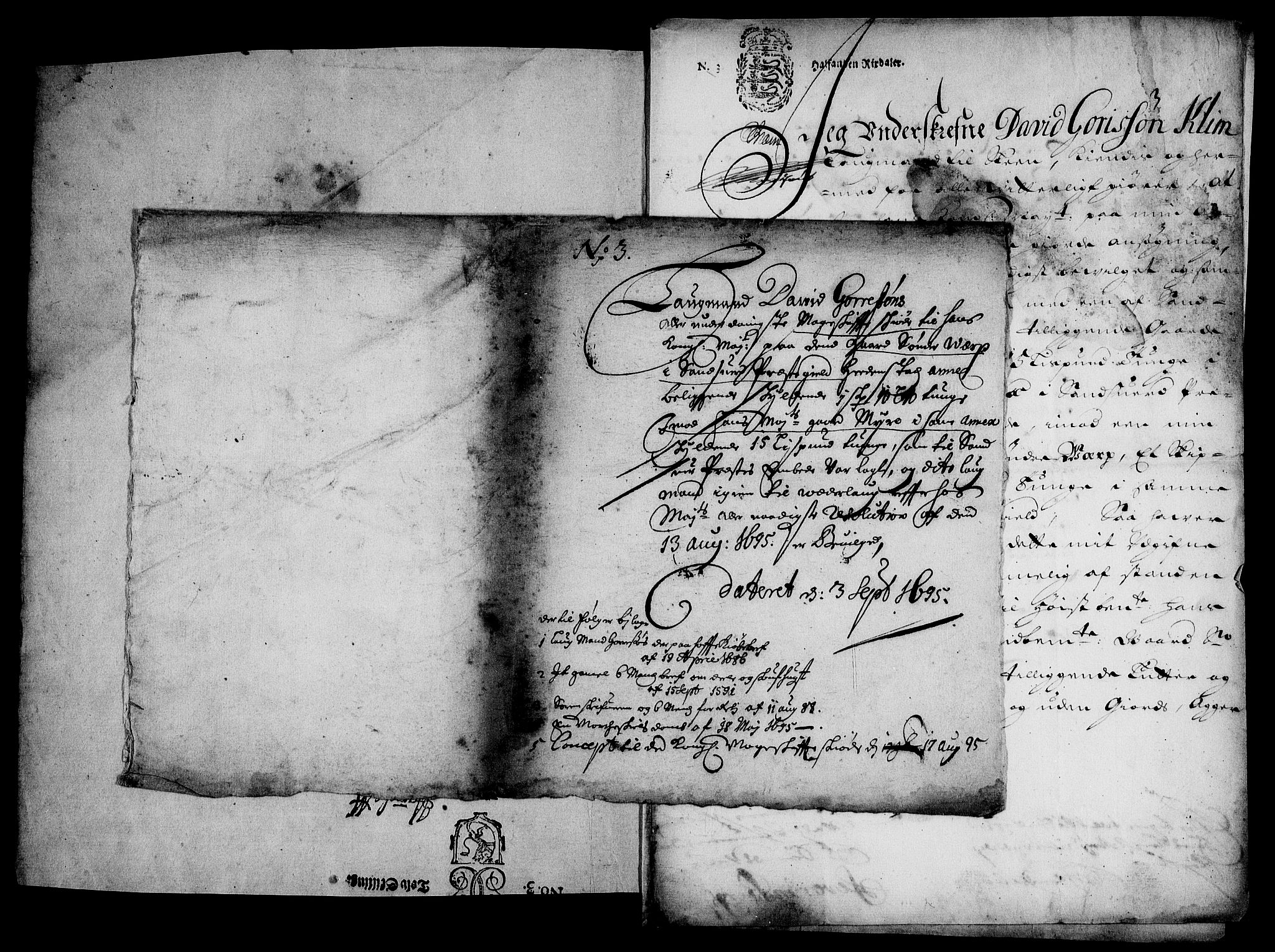 Rentekammeret inntil 1814, Realistisk ordnet avdeling, AV/RA-EA-4070/On/L0009: [Jj 9]: Forskjellige skjøter og makeskifter med kirker og prestebord. Ervervelsen av Vallø saltverks eiendommer, 1650-1758, s. 26