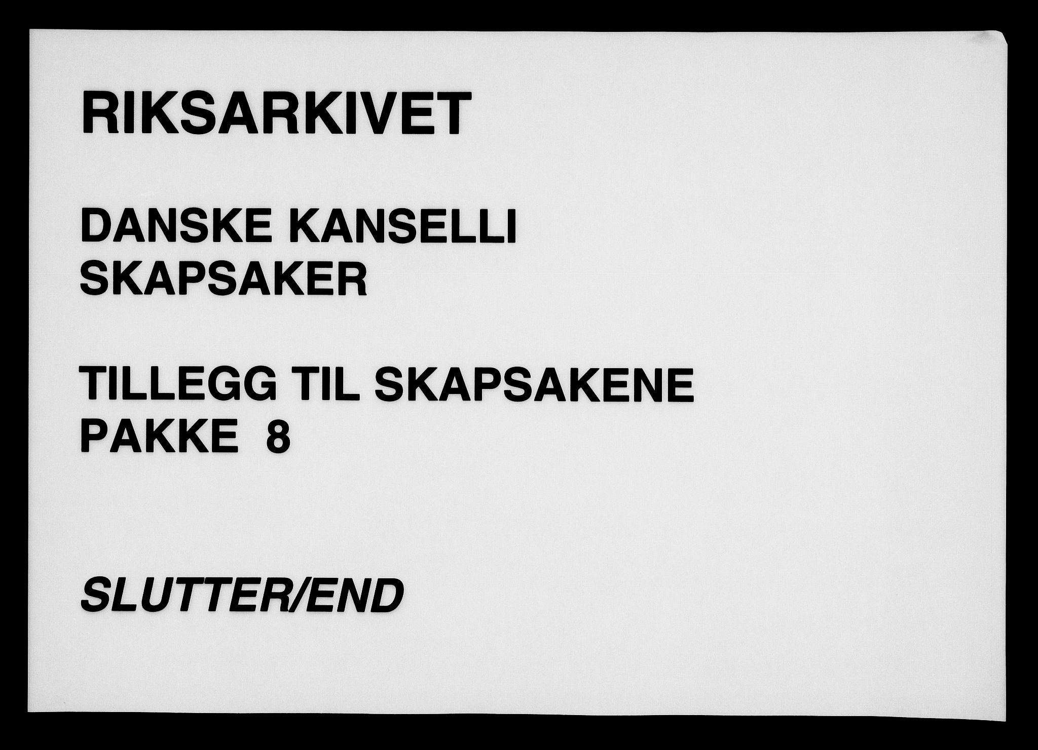Danske Kanselli, Skapsaker, RA/EA-4061/G/L0008: Tillegg til skapsakene, 1666-1688, s. 312