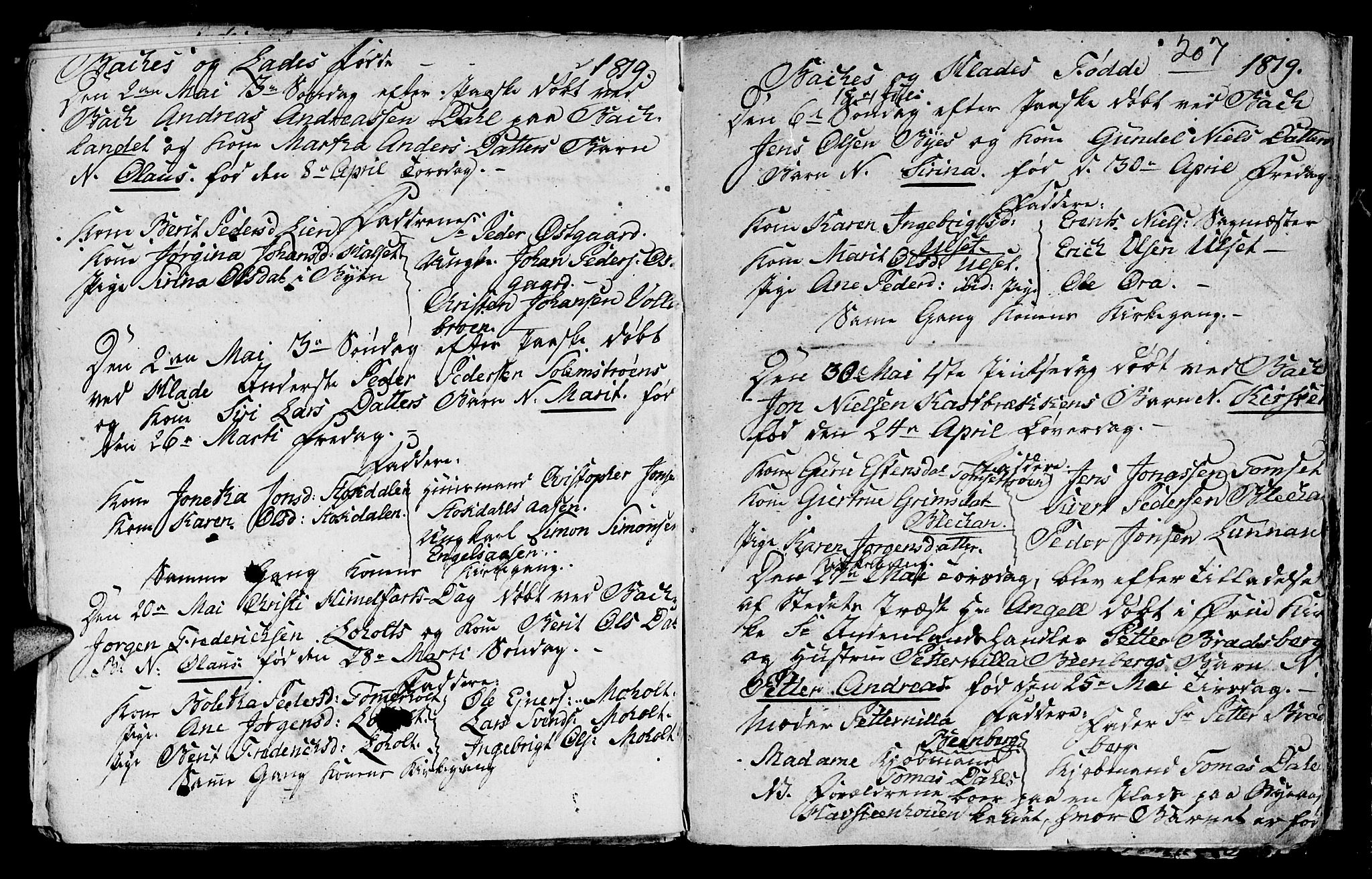 Ministerialprotokoller, klokkerbøker og fødselsregistre - Sør-Trøndelag, SAT/A-1456/604/L0218: Klokkerbok nr. 604C01, 1754-1819, s. 207