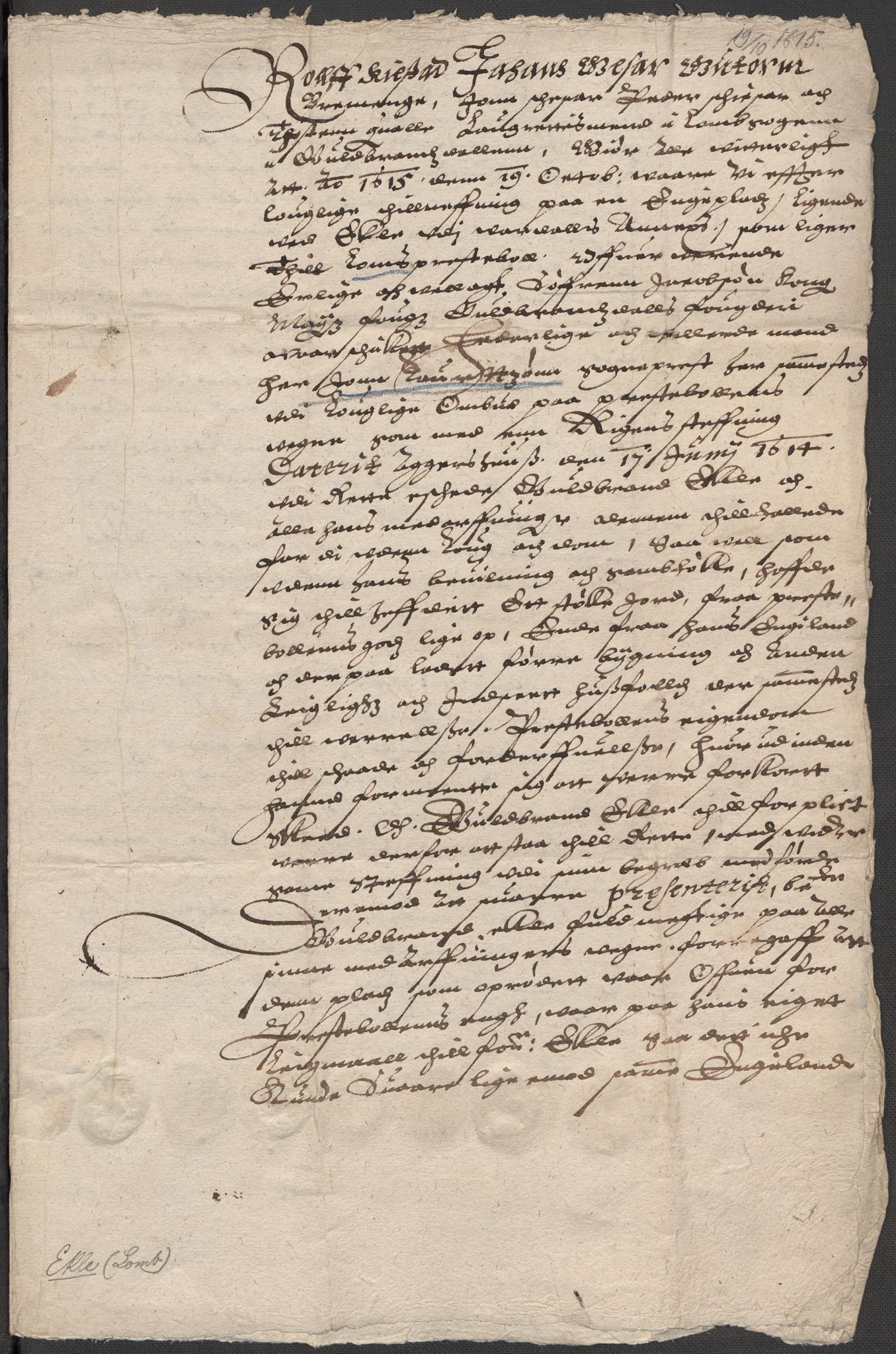 Riksarkivets diplomsamling, AV/RA-EA-5965/F15/L0012: Prestearkiv - Oppland, 1584-1794, s. 64