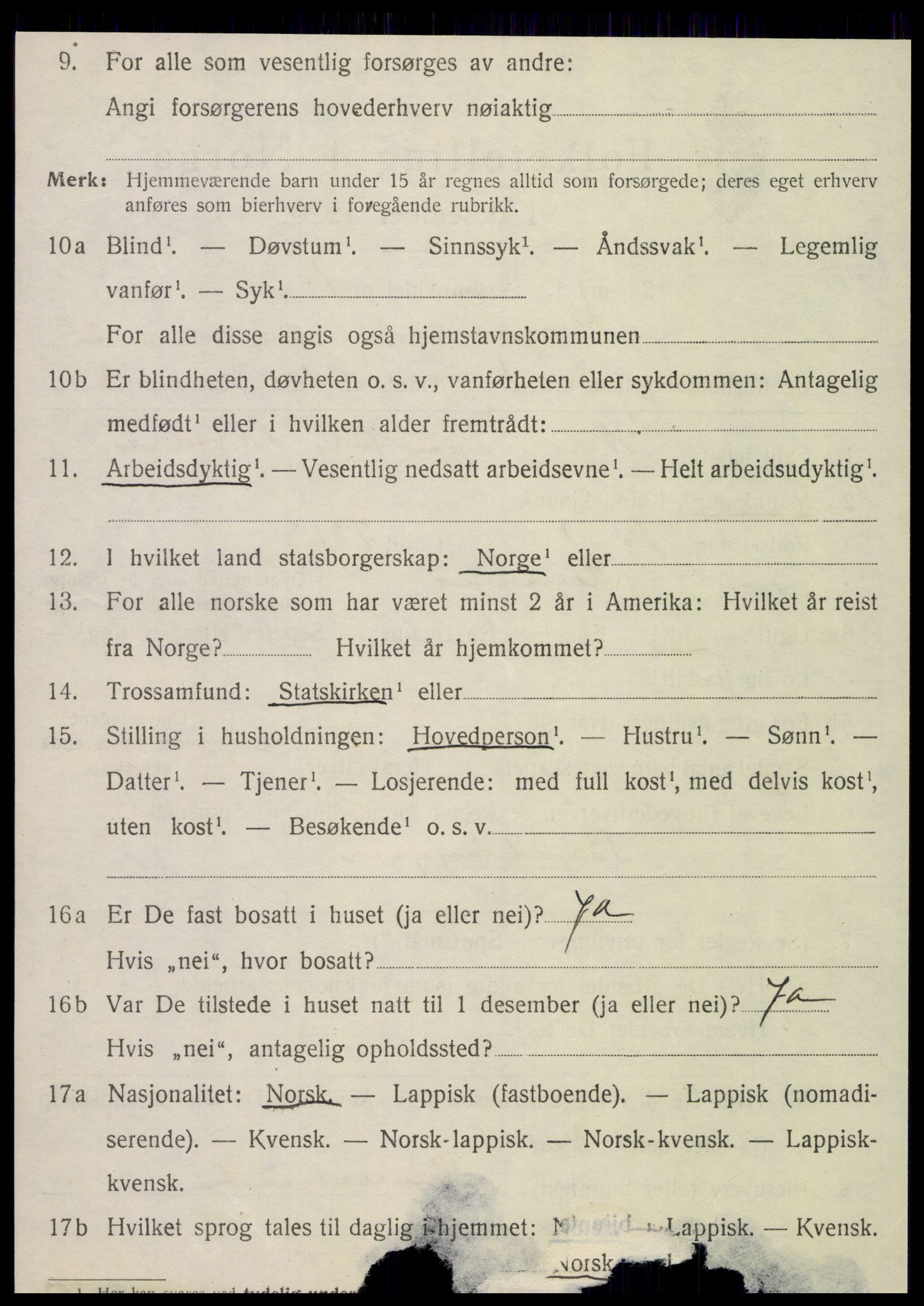 SAT, Folketelling 1920 for 1830 Korgen herred, 1920, s. 921