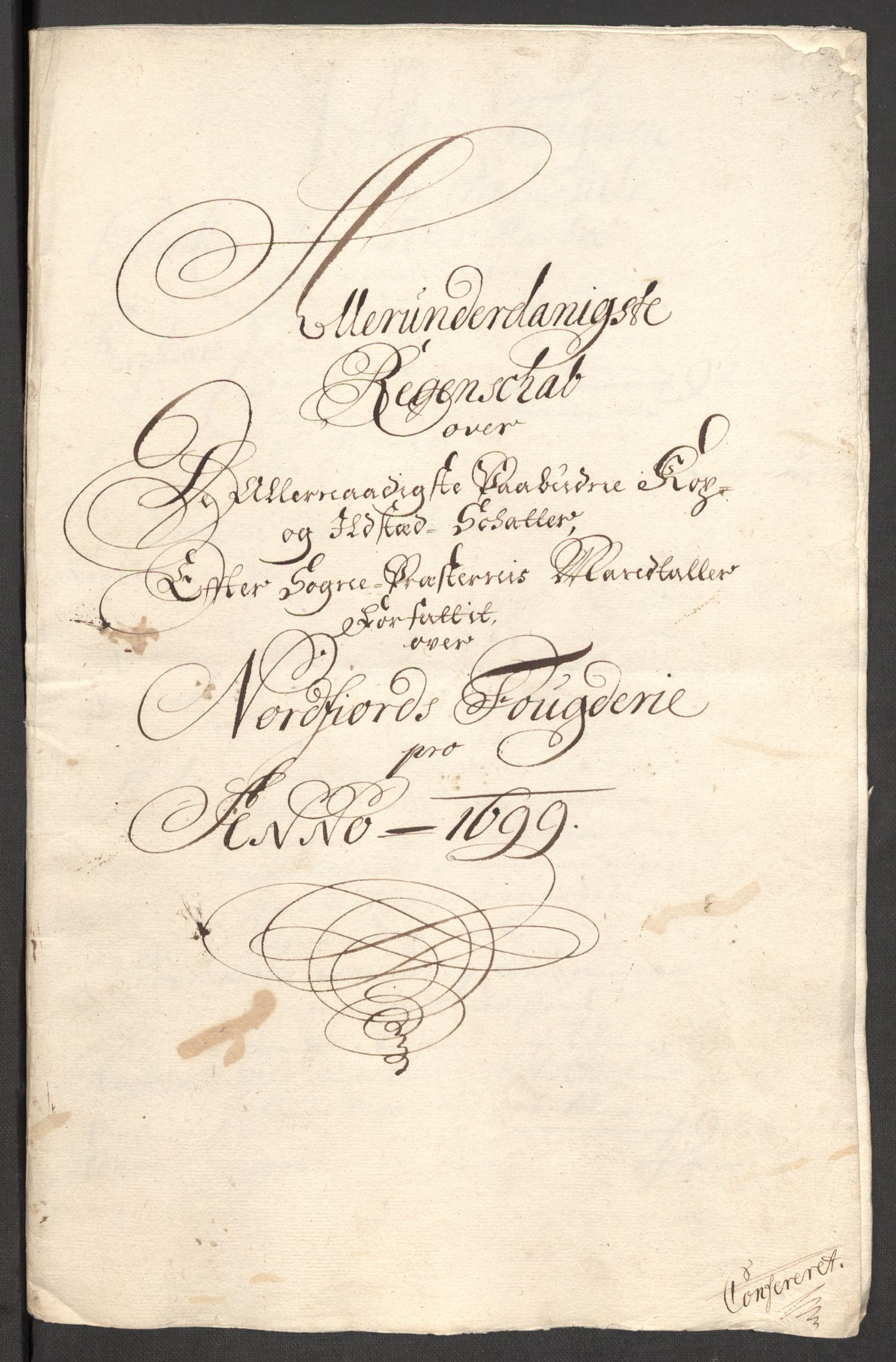 Rentekammeret inntil 1814, Reviderte regnskaper, Fogderegnskap, AV/RA-EA-4092/R53/L3424: Fogderegnskap Sunn- og Nordfjord, 1699, s. 426