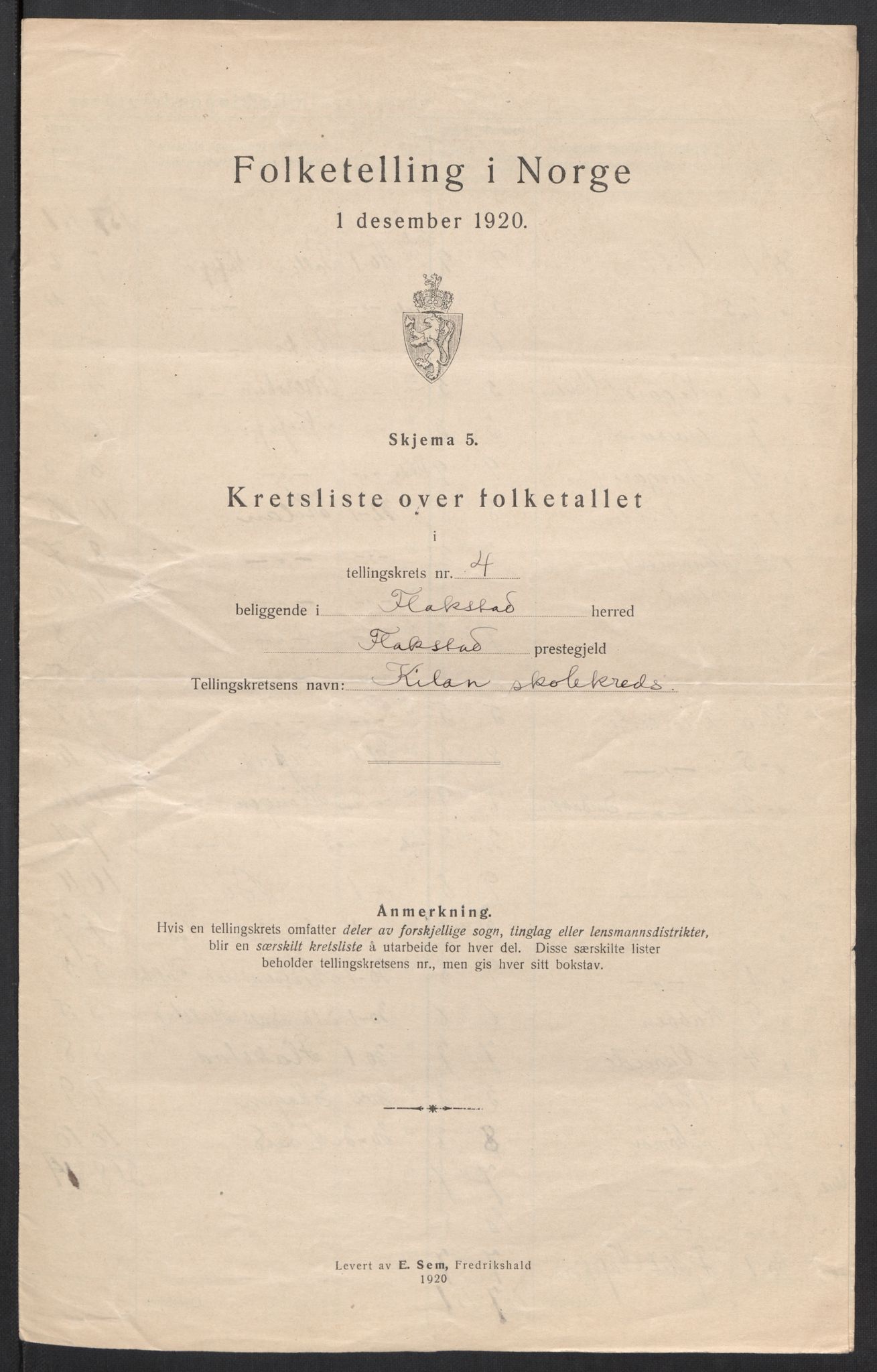 SAT, Folketelling 1920 for 1859 Flakstad herred, 1920, s. 17