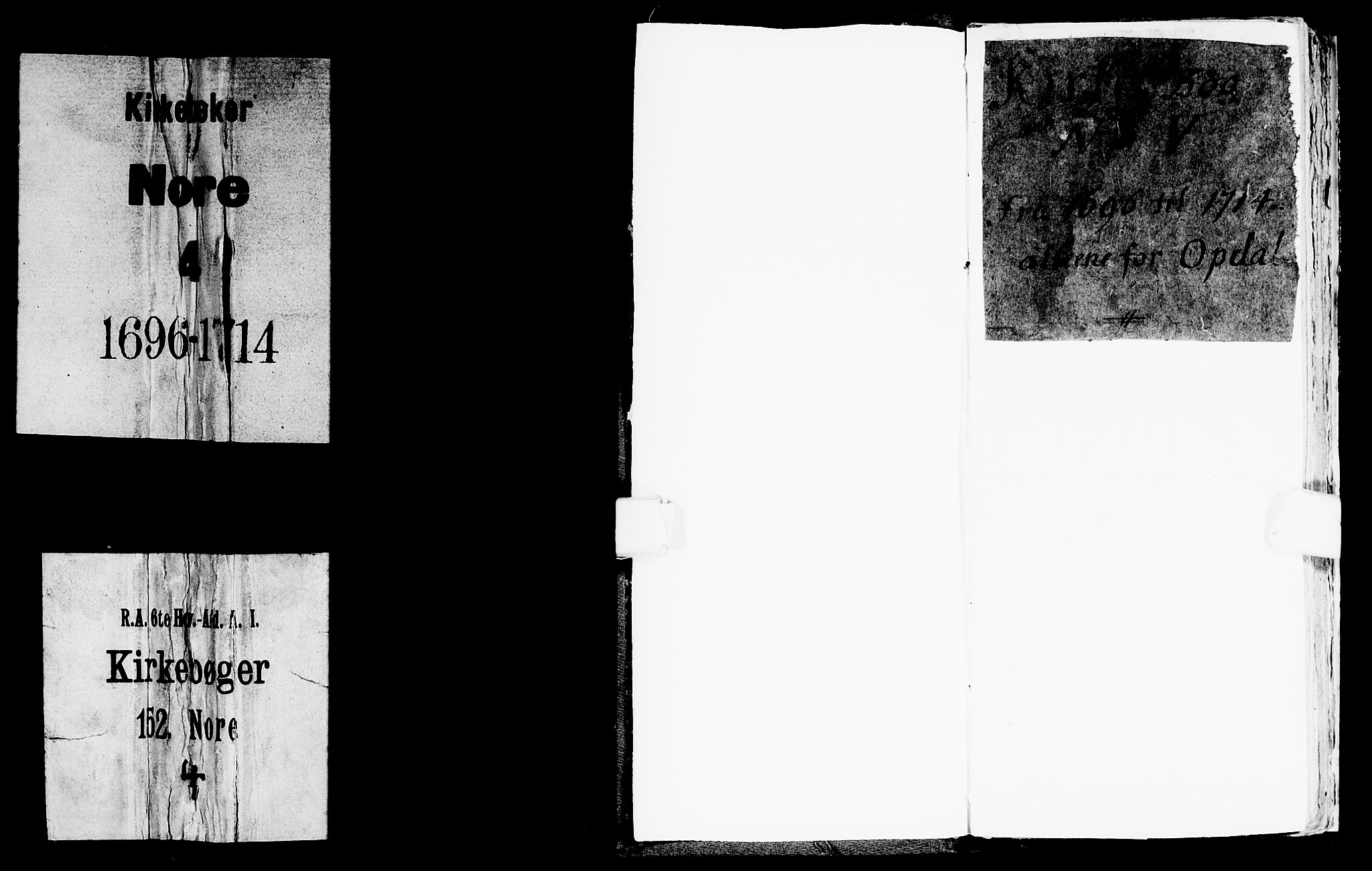 Nore kirkebøker, AV/SAKO-A-238/F/Fc/L0001: Ministerialbok nr. III 1, 1696-1714
