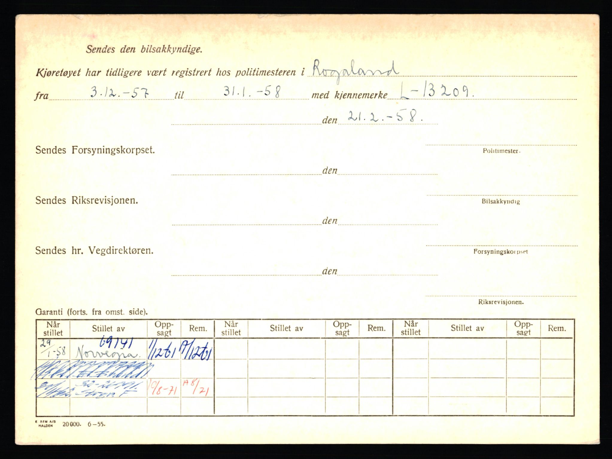 Stavanger trafikkstasjon, SAST/A-101942/0/F/L0034: L-18600 - L-19099, 1930-1971, s. 1260