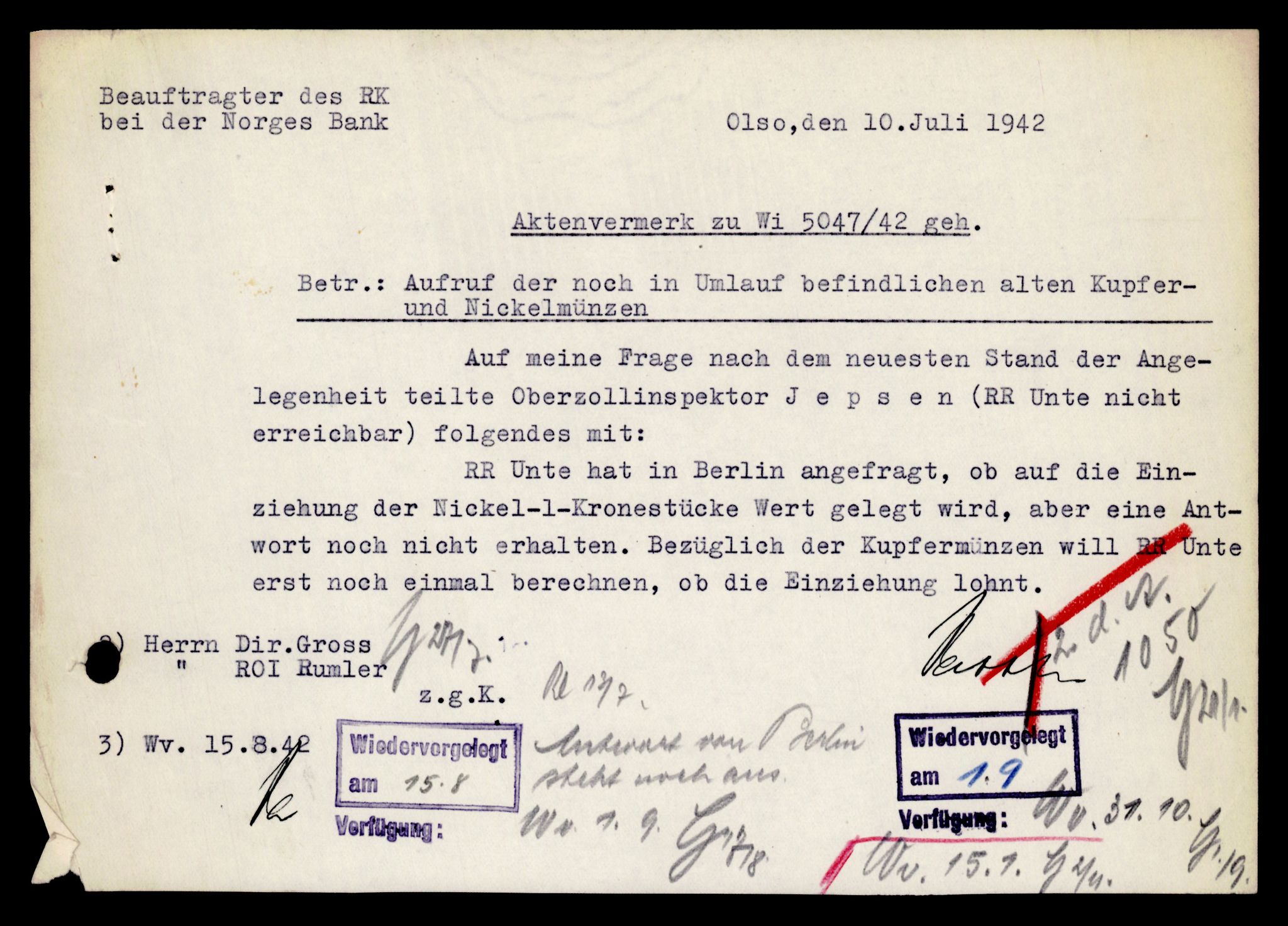 Forsvarets Overkommando. 2 kontor. Arkiv 11.4. Spredte tyske arkivsaker, AV/RA-RAFA-7031/D/Dar/Darb/L0003: Reichskommissariat - Hauptabteilung Vervaltung, 1940-1945, s. 1205