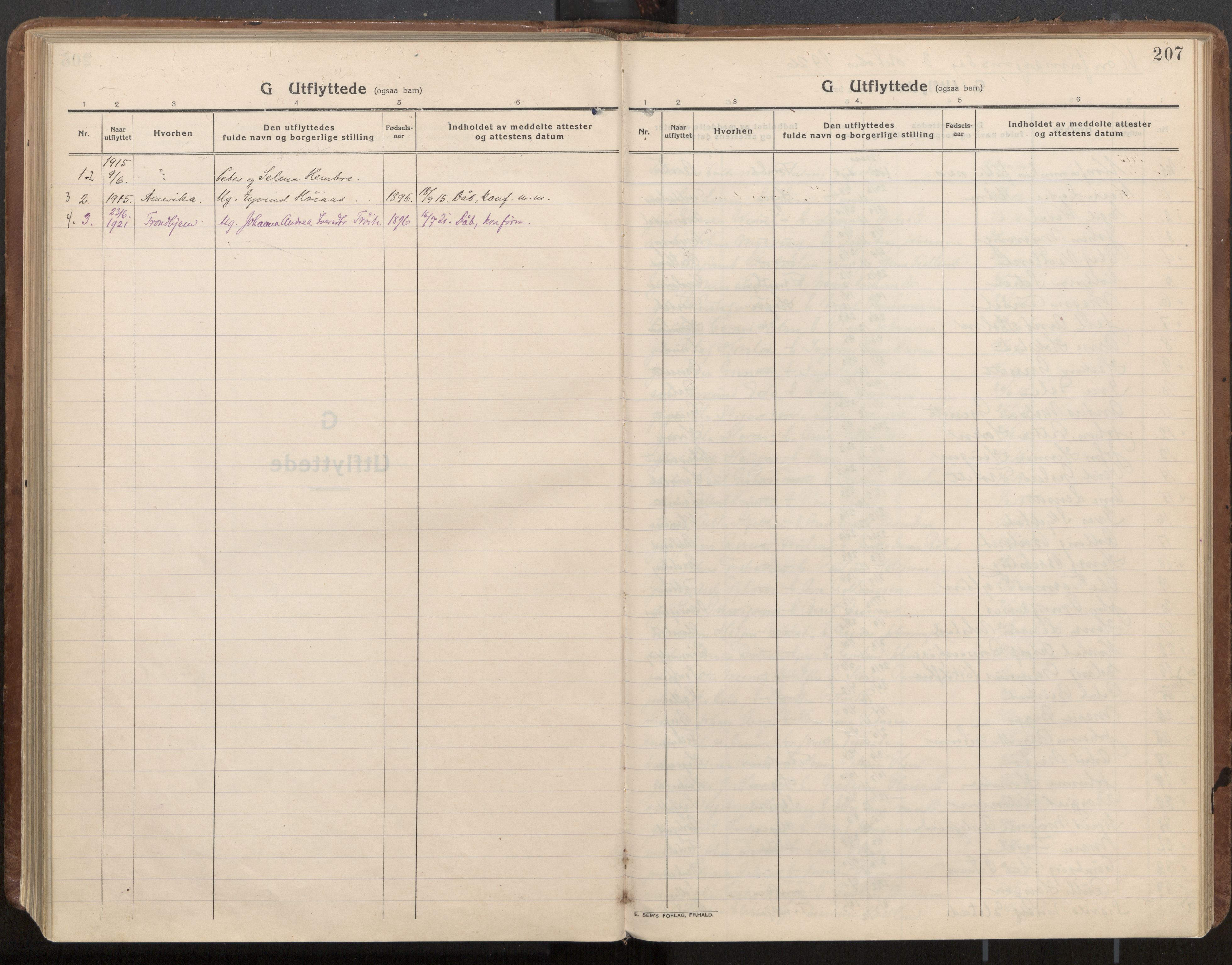 Ministerialprotokoller, klokkerbøker og fødselsregistre - Nord-Trøndelag, SAT/A-1458/703/L0037: Ministerialbok nr. 703A10, 1915-1932, s. 207