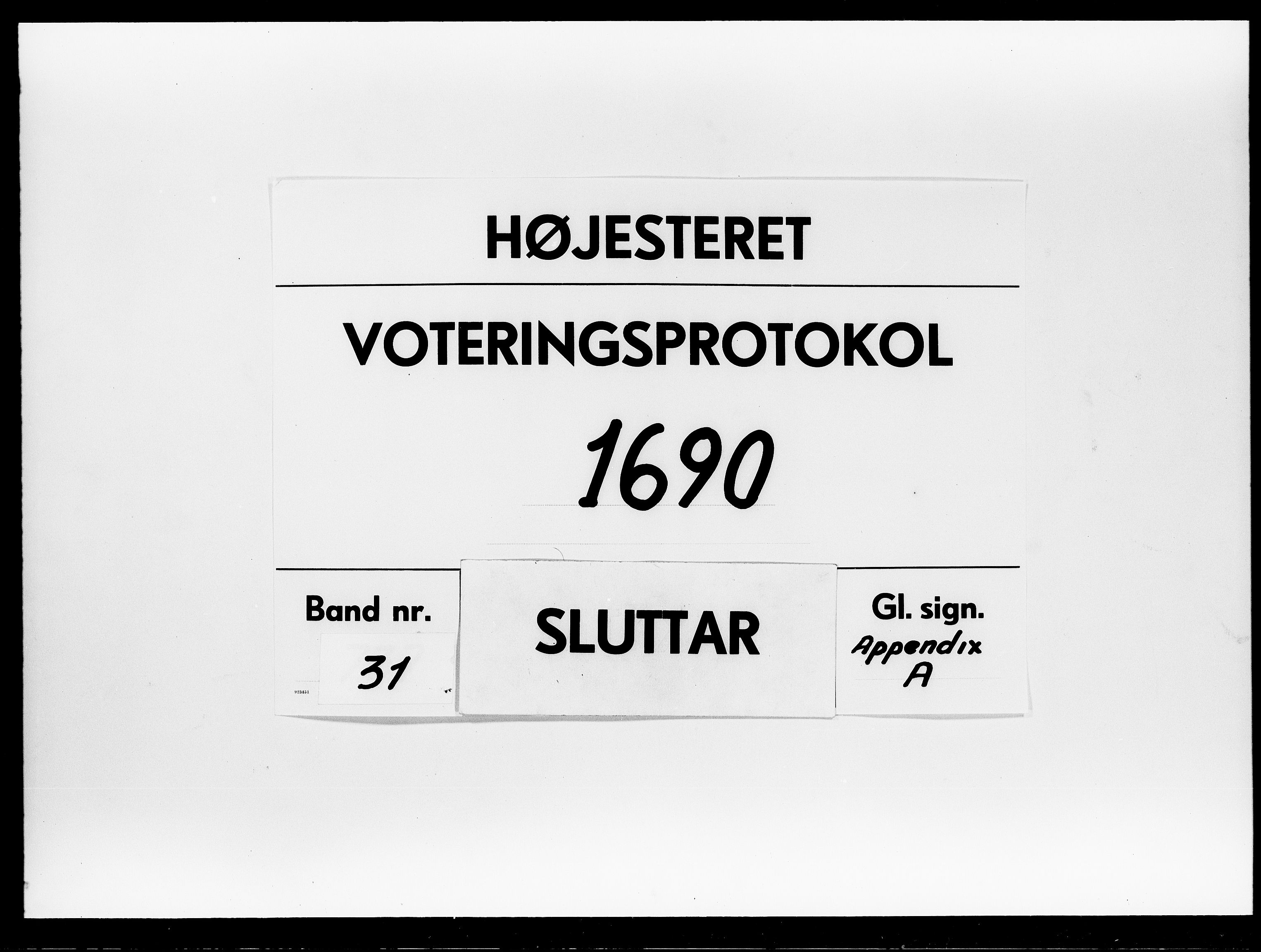 Højesteret, DRA/A-0009, 1690