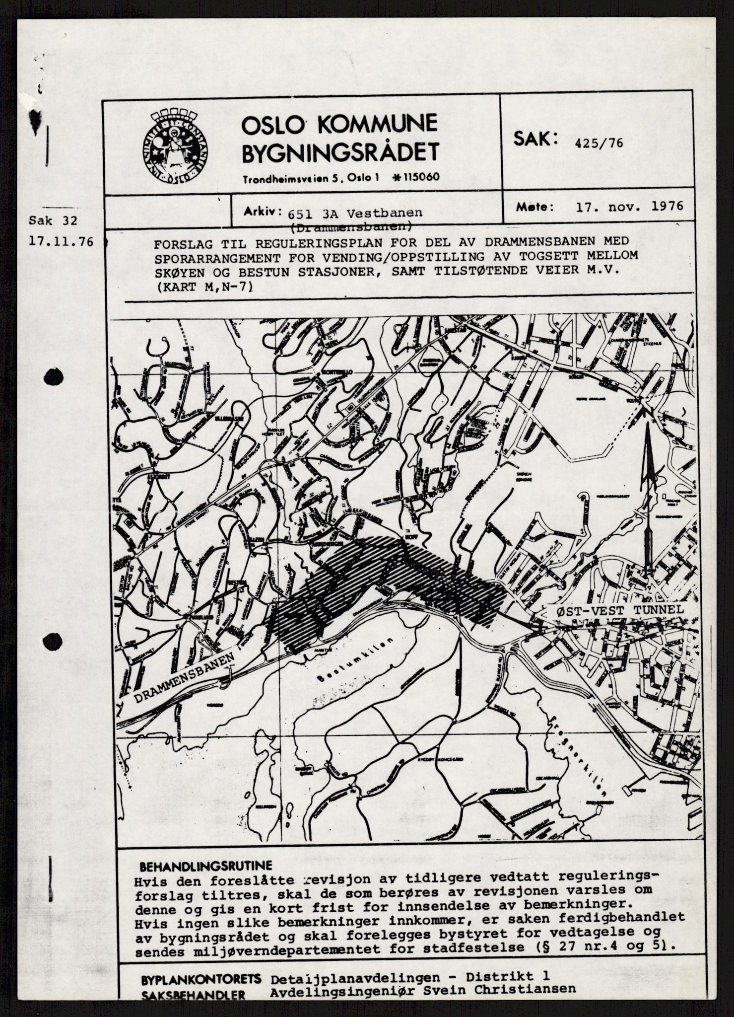 Norges statsbaner, Hovedadministrasjonen, Plankontoret for Oslo S, AV/RA-S-5410/D/L0166: Driftsbanegården. Øvrige driftsbanegårder, 1975-1989, s. 109