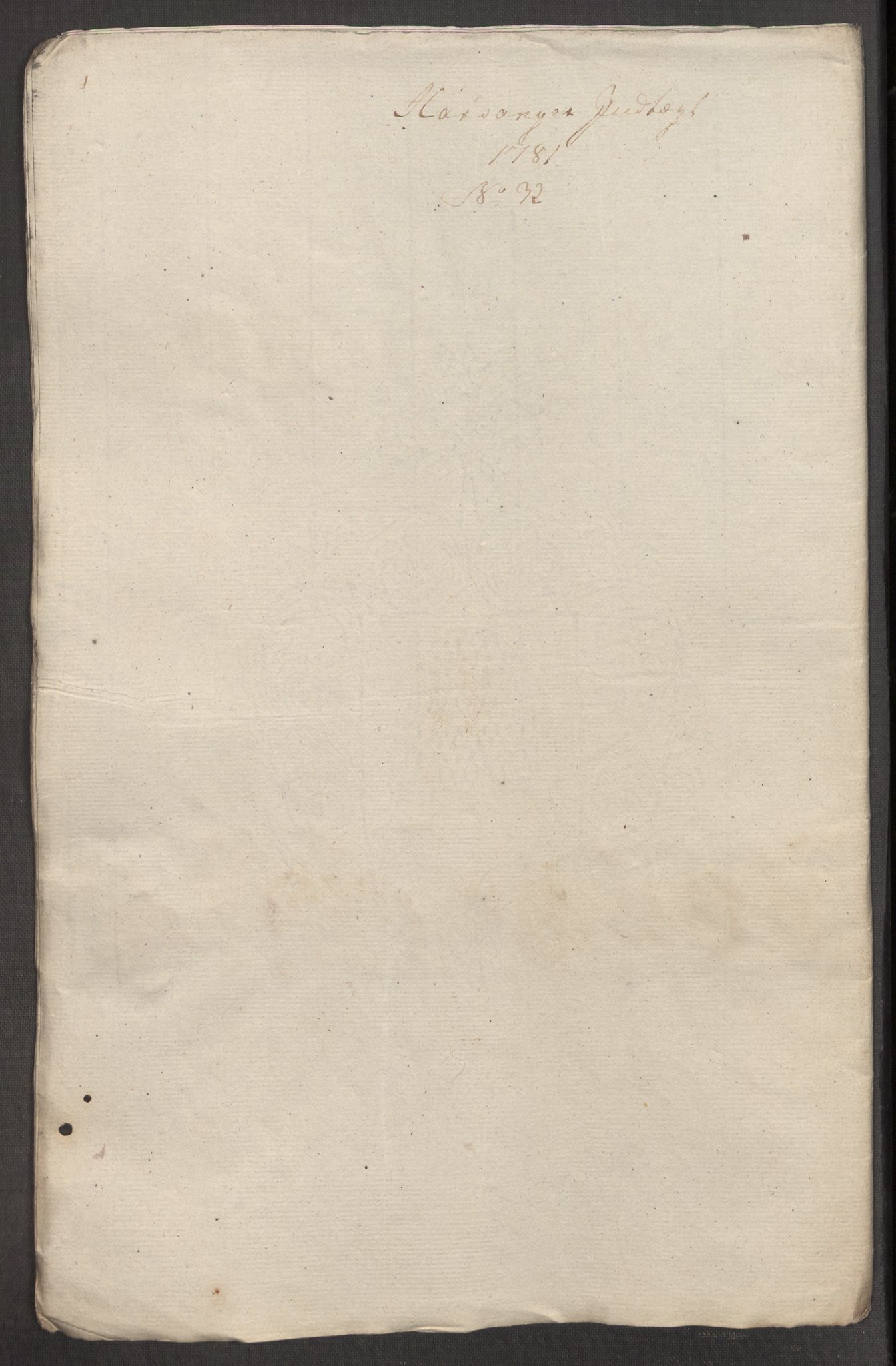 Rentekammeret inntil 1814, Reviderte regnskaper, Fogderegnskap, RA/EA-4092/R48/L3097: Fogderegnskap Sunnhordland og Hardanger, 1781, s. 231