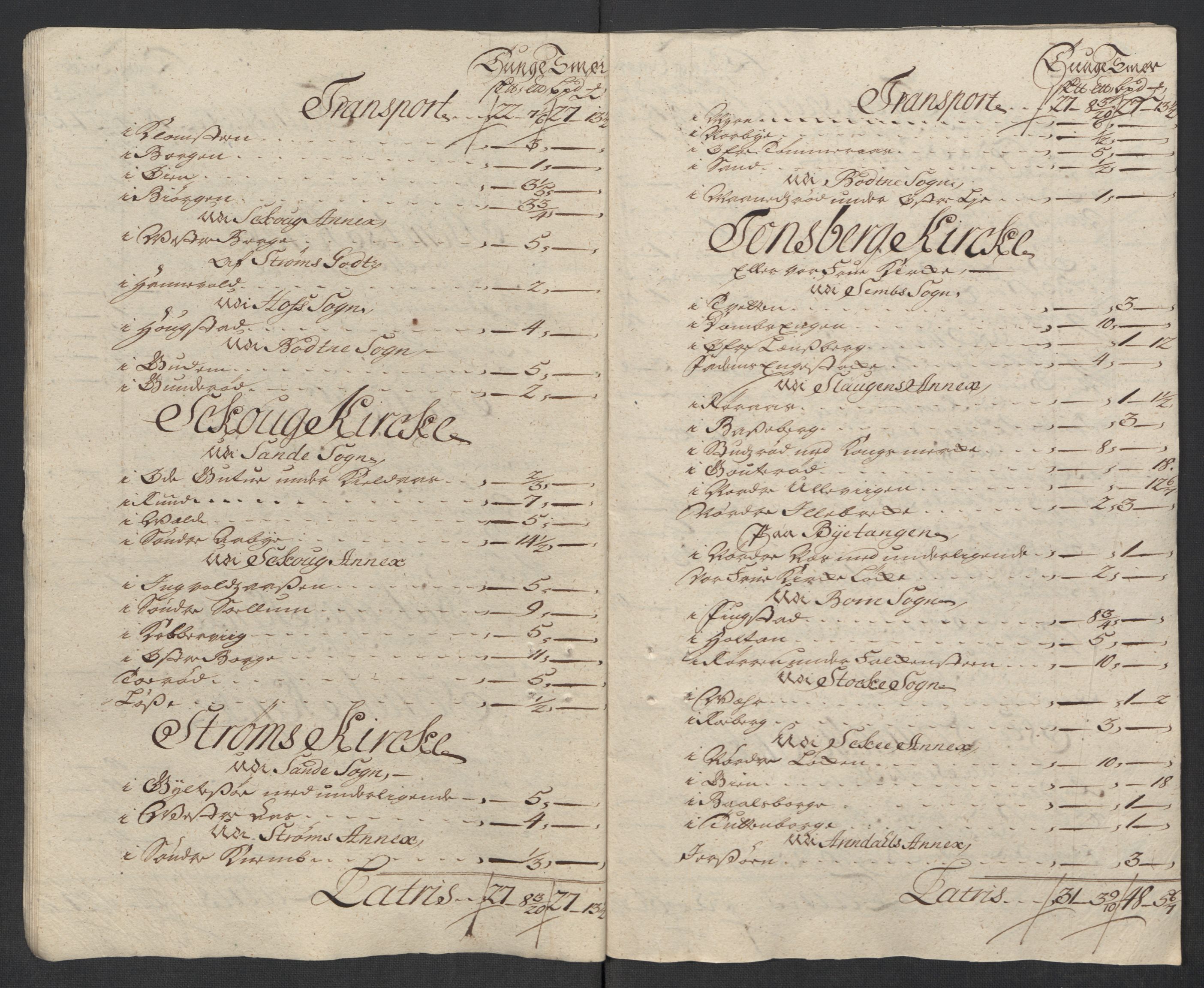 Rentekammeret inntil 1814, Reviderte regnskaper, Fogderegnskap, AV/RA-EA-4092/R32/L1880: Fogderegnskap Jarlsberg grevskap, 1716, s. 244