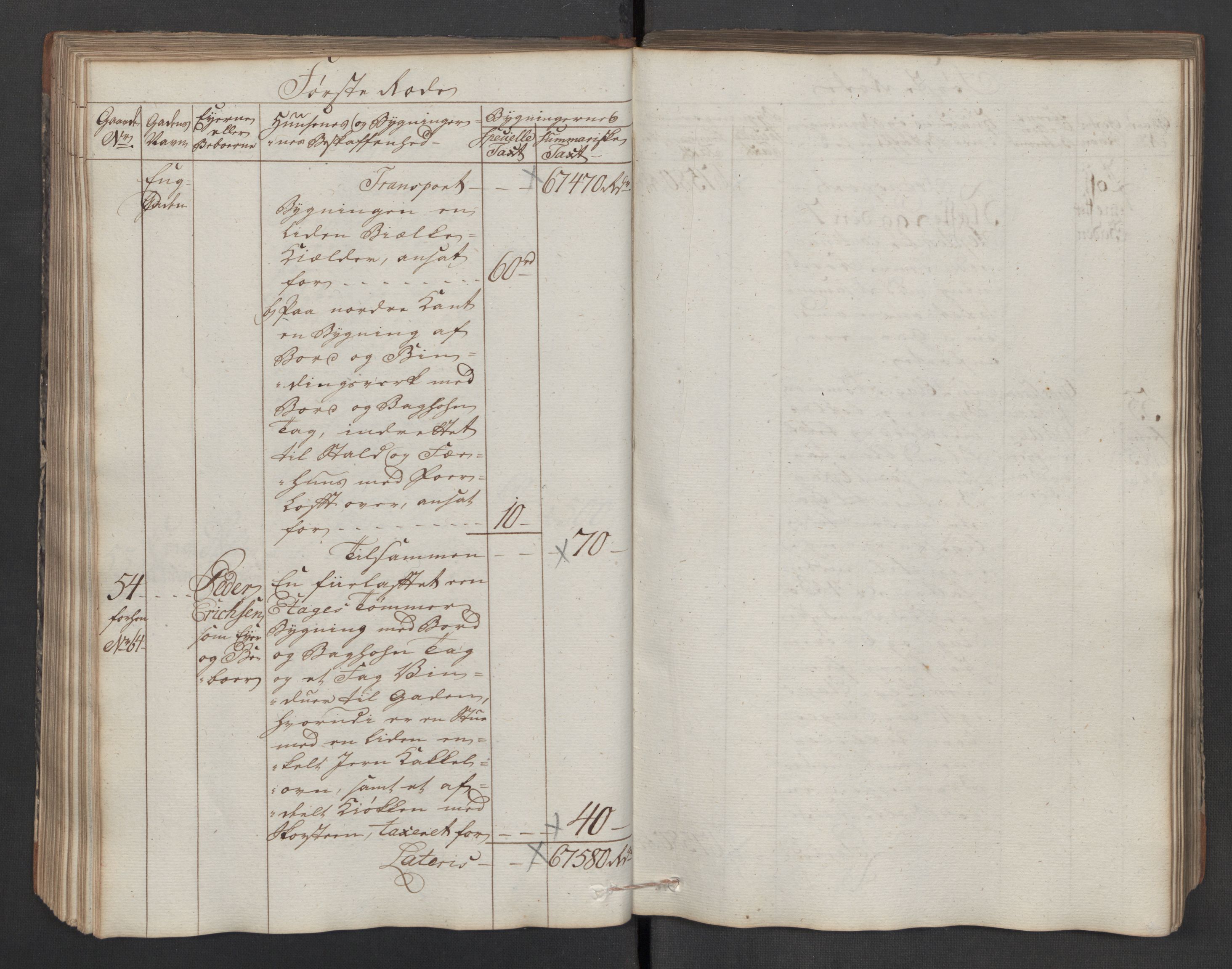 Kommersekollegiet, Brannforsikringskontoret 1767-1814, AV/RA-EA-5458/F/Fa/L0040/0005: Moss / Branntakstprotokoll, 1797, s. 108