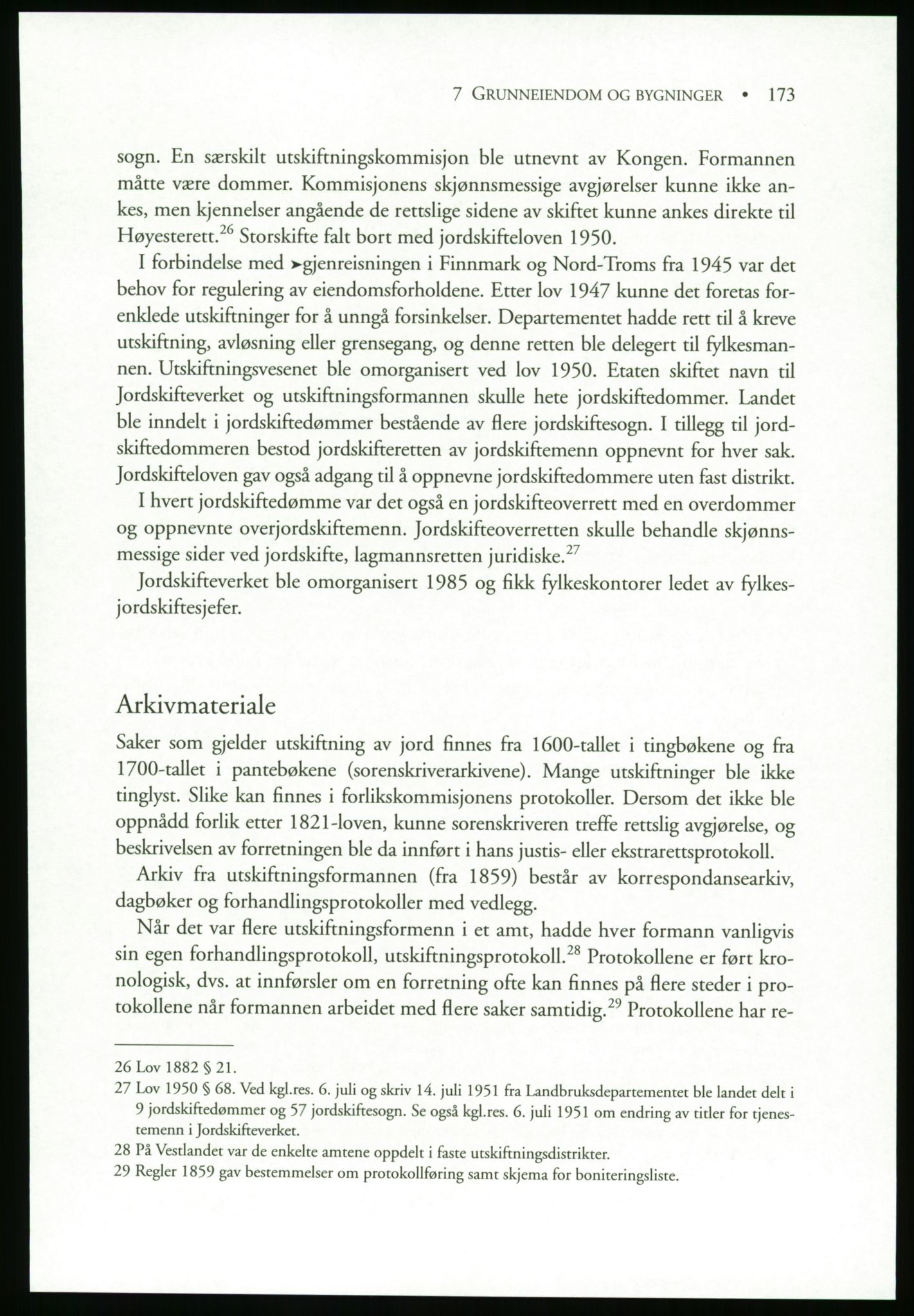 Publikasjoner utgitt av Arkivverket, PUBL/PUBL-001/B/0019: Liv Mykland: Håndbok for brukere av statsarkivene (2005), 2005, s. 173