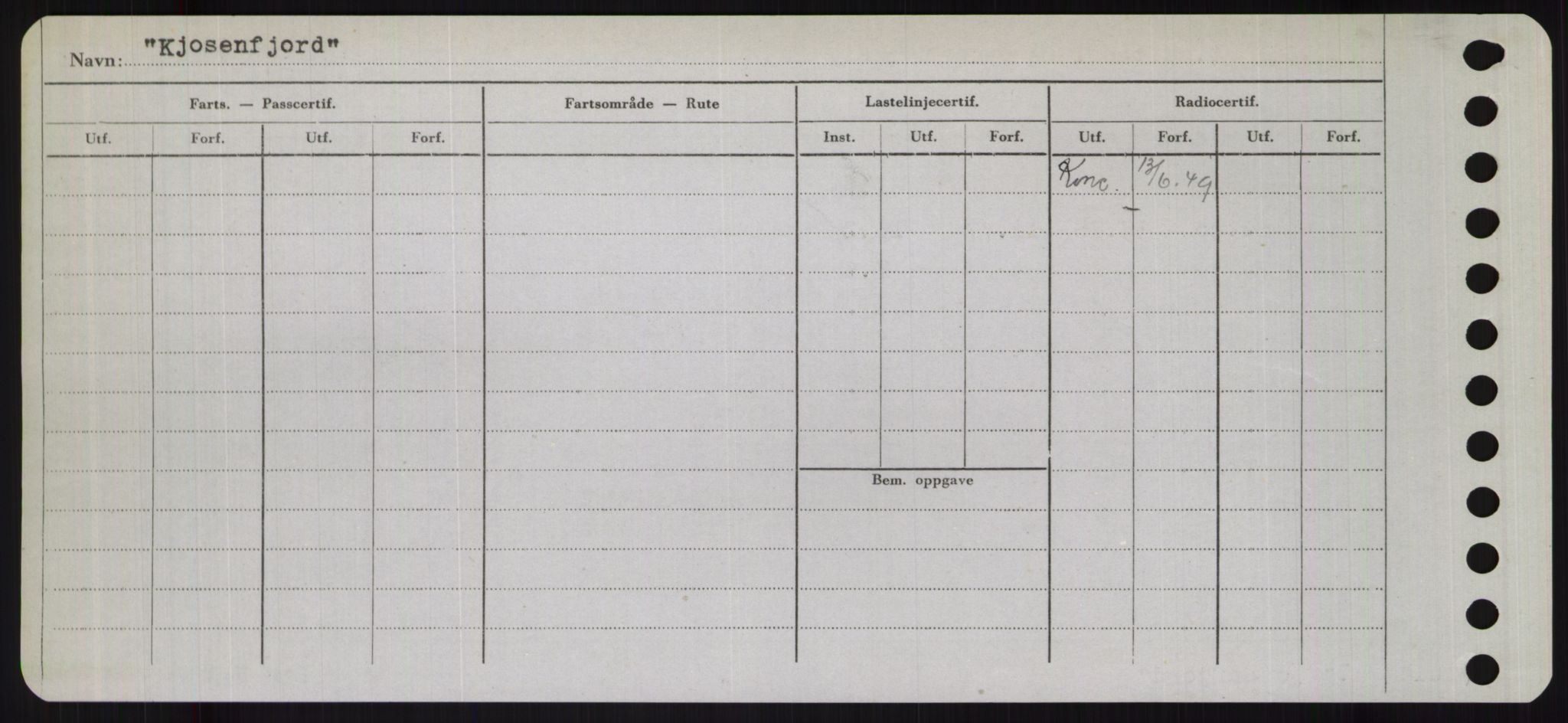 Sjøfartsdirektoratet med forløpere, Skipsmålingen, RA/S-1627/H/Ha/L0003/0001: Fartøy, Hilm-Mar / Fartøy, Hilm-Kol, s. 788