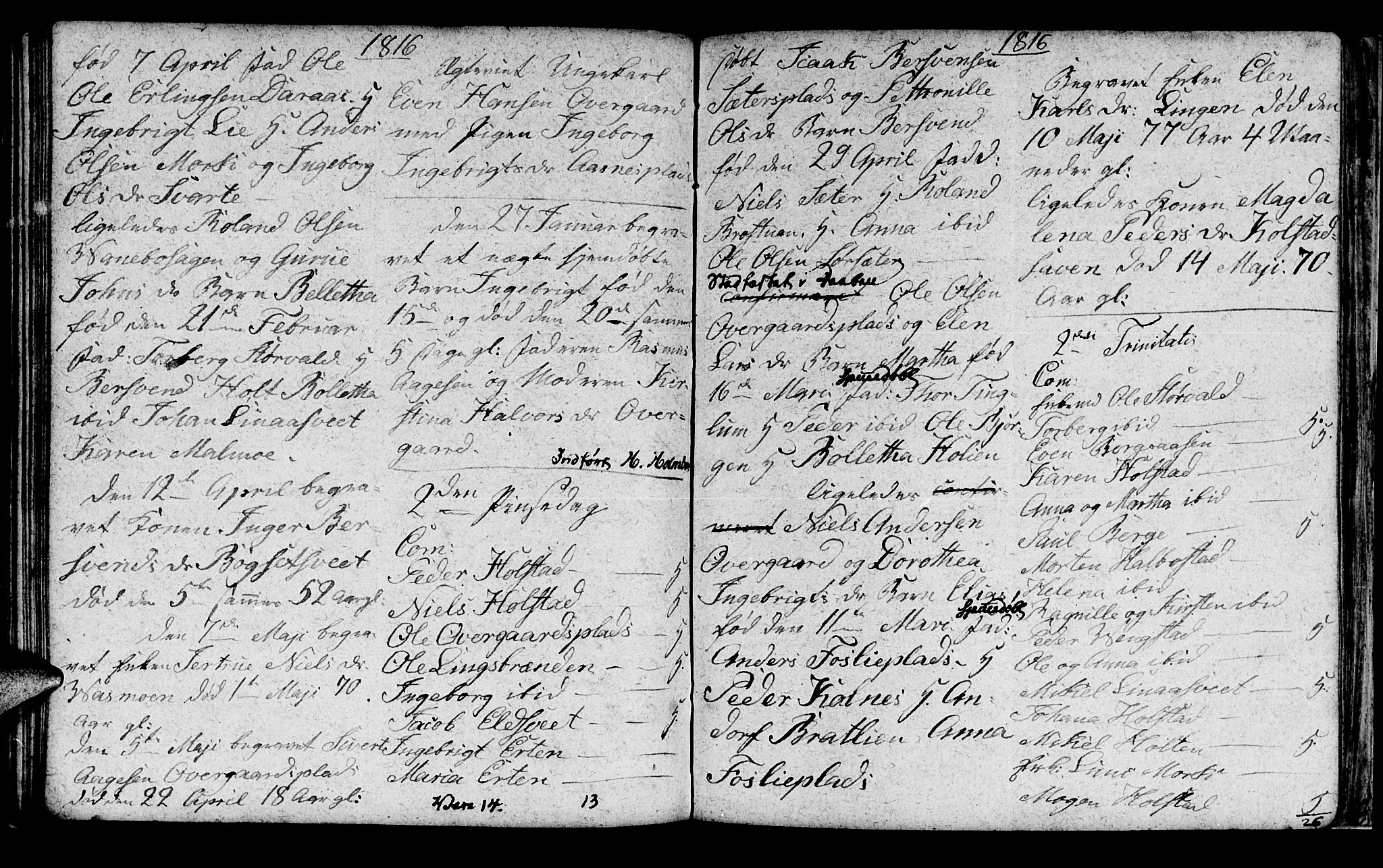Ministerialprotokoller, klokkerbøker og fødselsregistre - Nord-Trøndelag, SAT/A-1458/742/L0410: Klokkerbok nr. 742C01, 1806-1821
