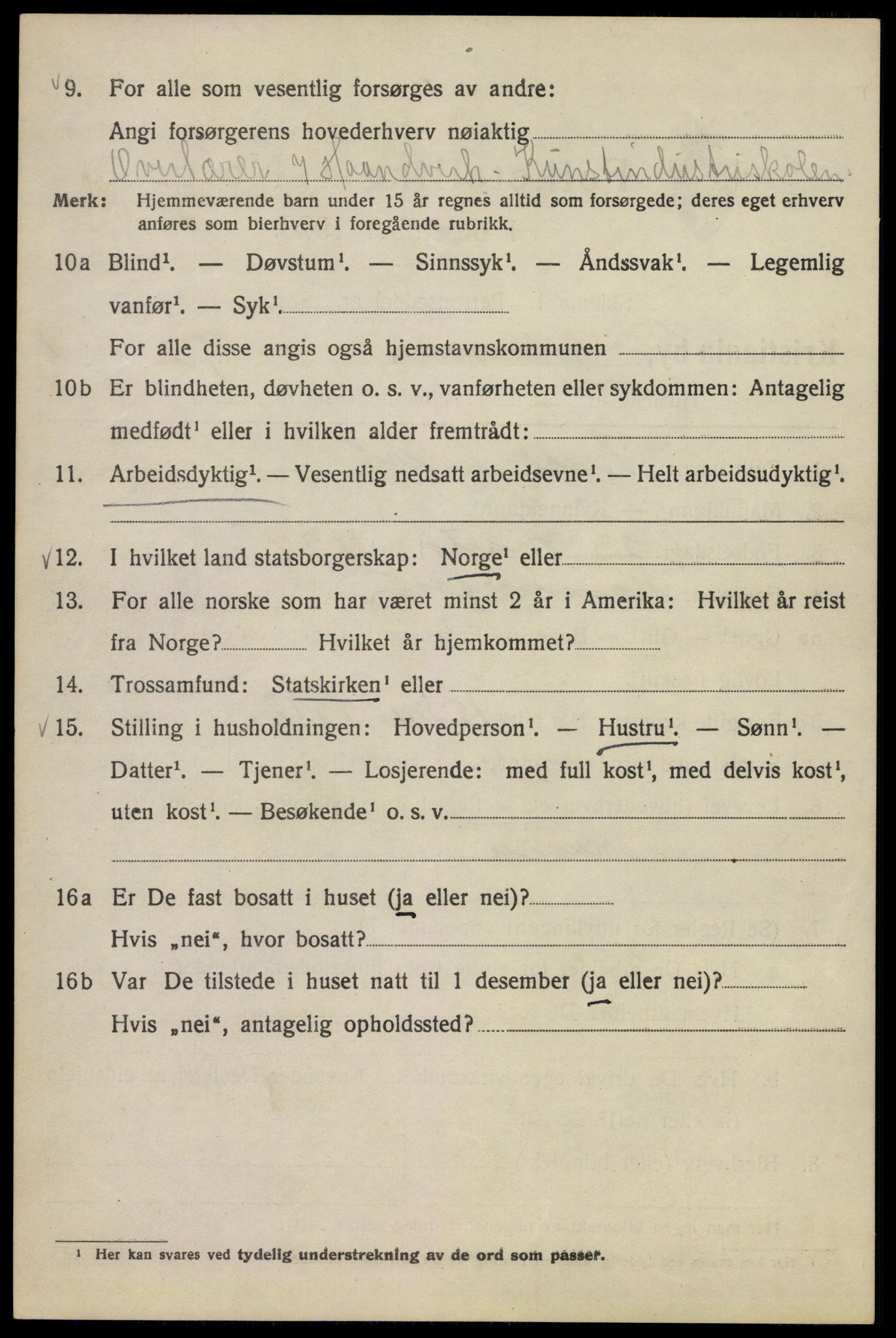 SAO, Folketelling 1920 for 0301 Kristiania kjøpstad, 1920, s. 339652