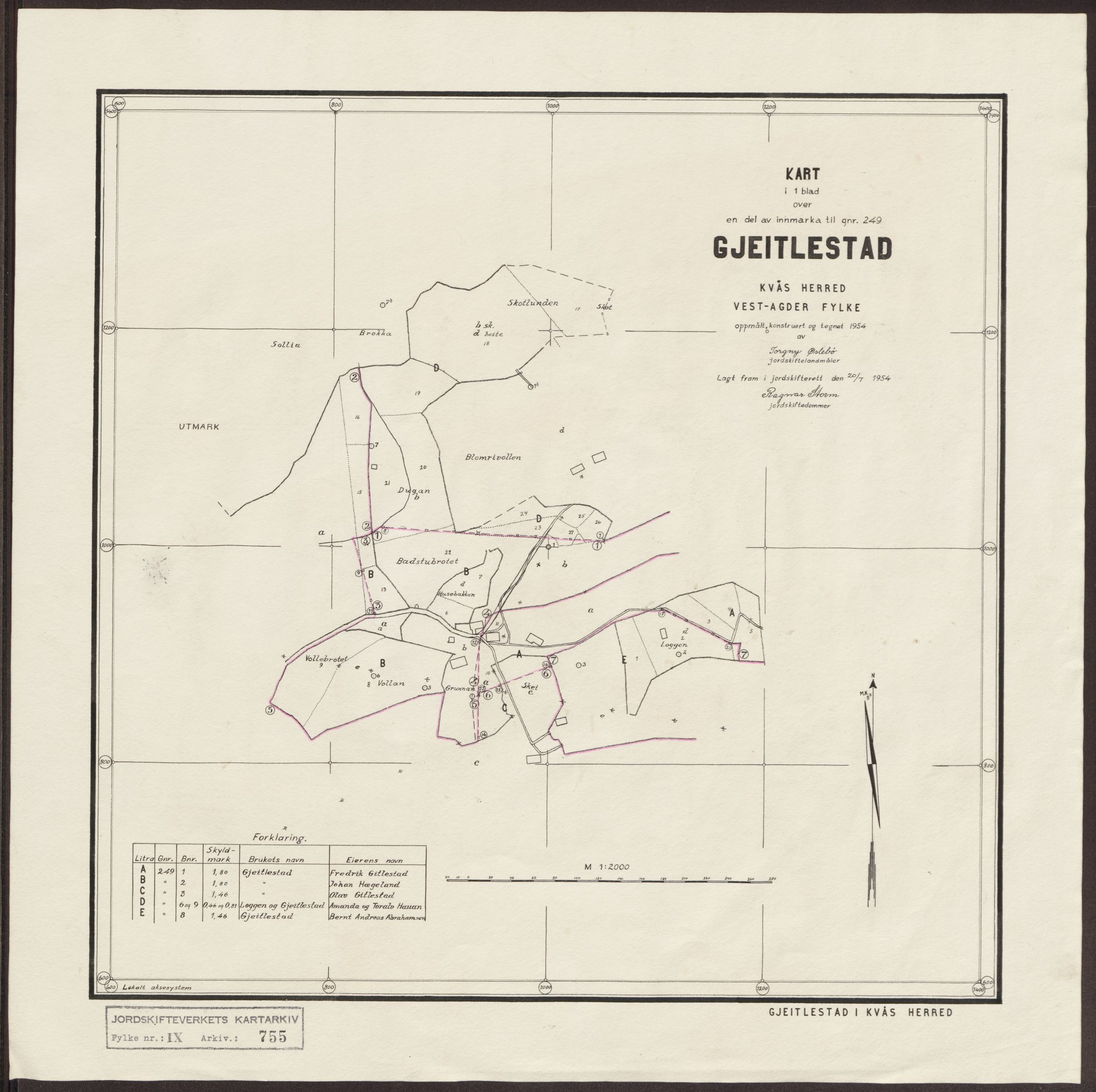 Jordskifteverkets kartarkiv, RA/S-3929/T, 1859-1988, s. 944