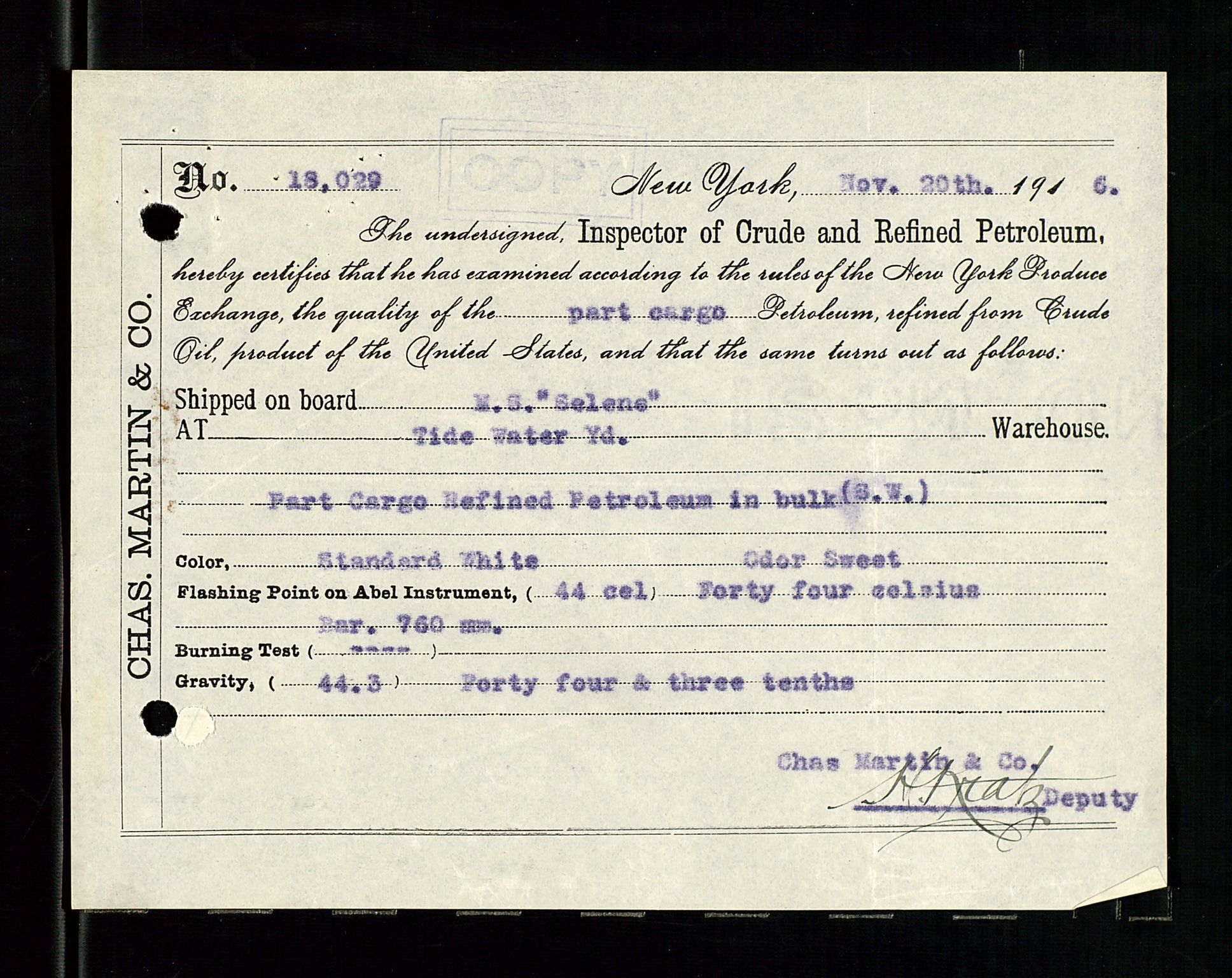 Pa 1521 - A/S Norske Shell, SAST/A-101915/E/Ea/Eaa/L0001: Sjefskorrespondanse, 1917, s. 25