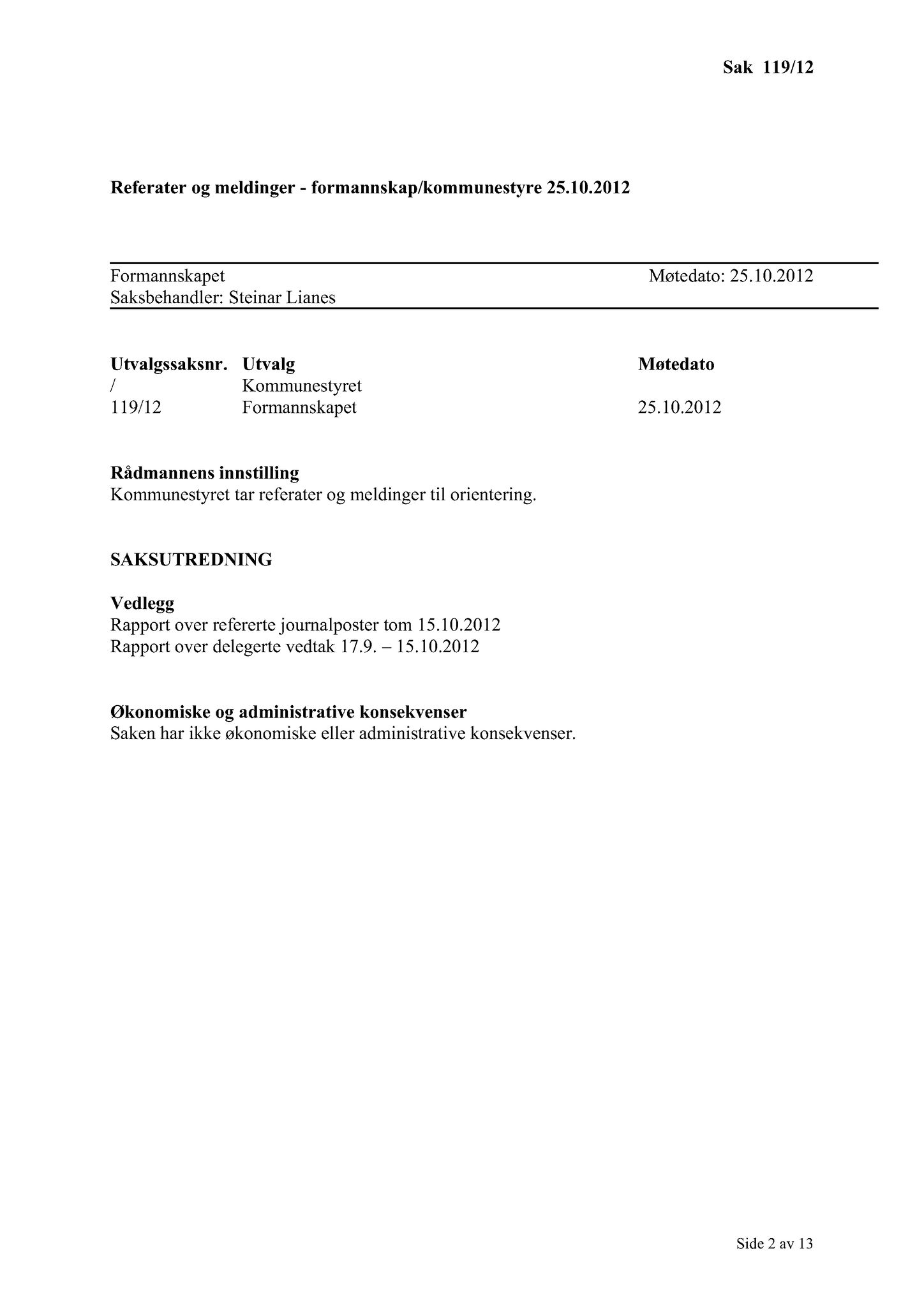 Klæbu Kommune, TRKO/KK/02-FS/L005: Formannsskapet - Møtedokumenter, 2012, s. 2665