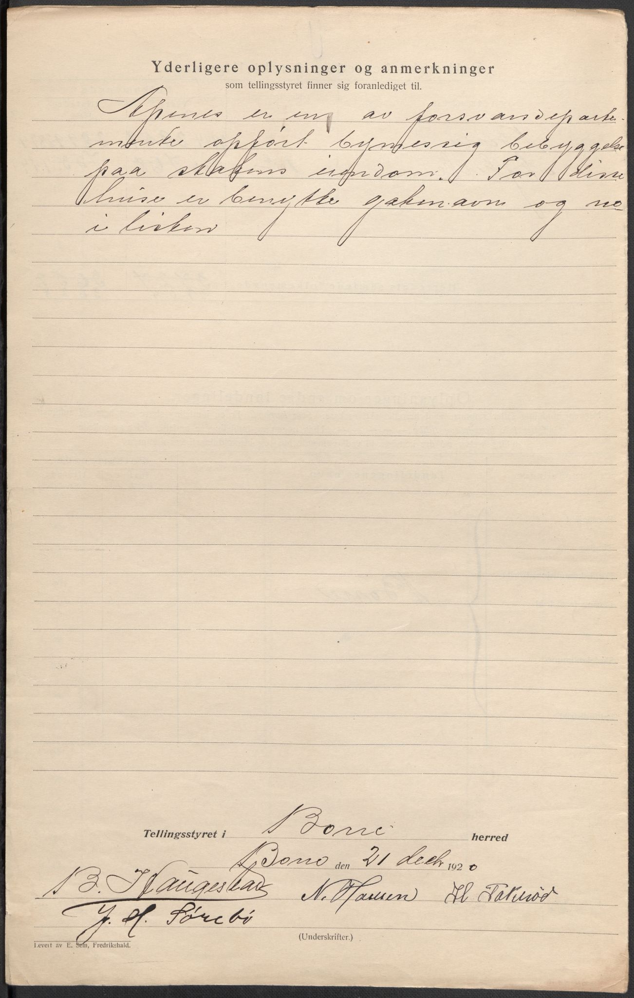 SAKO, Folketelling 1920 for 0717 Borre herred, 1920, s. 5