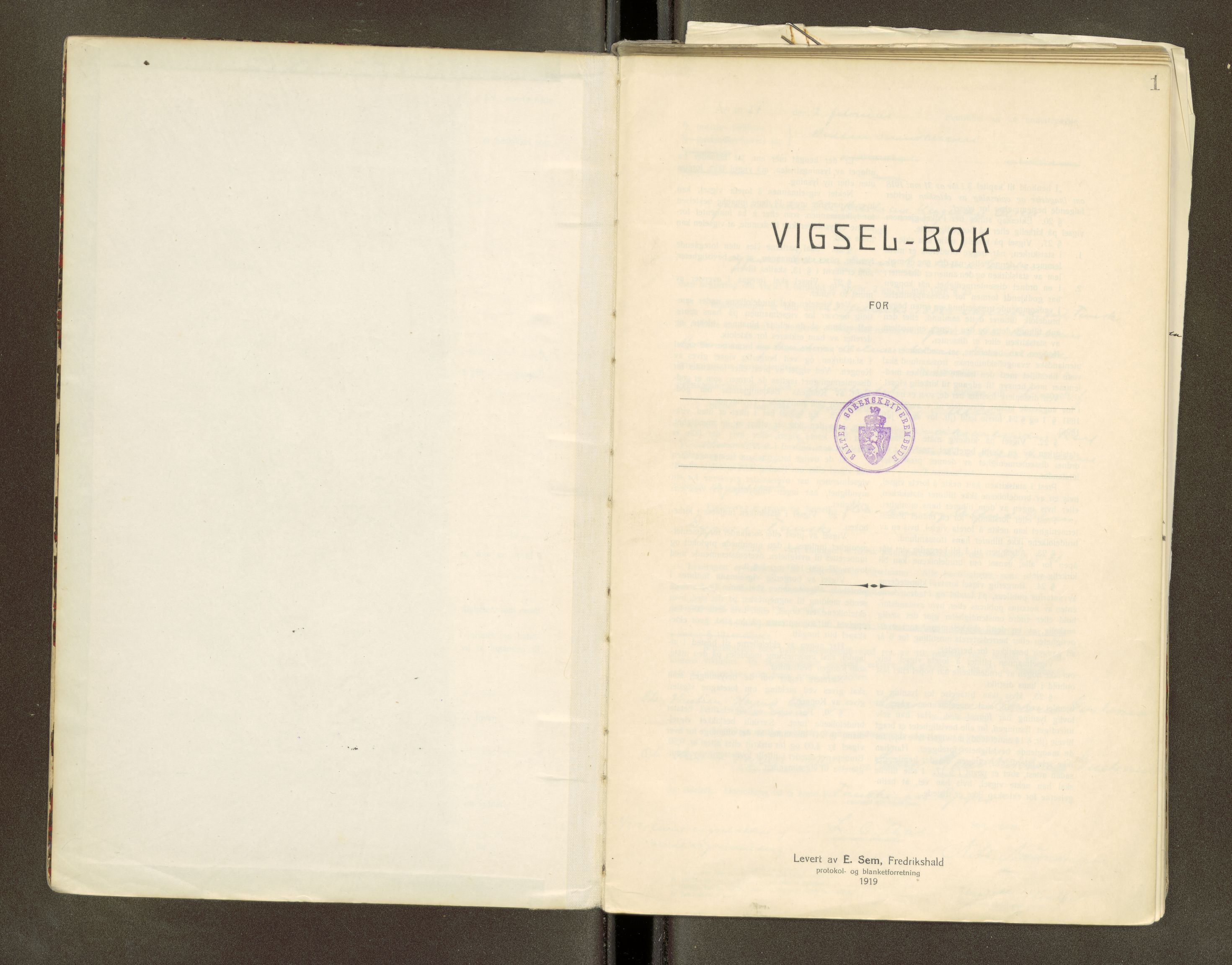 Salten sorenskriveri, AV/SAT-A-4578/1/6/6D/L0001: Vigselsbok, 1921-1942