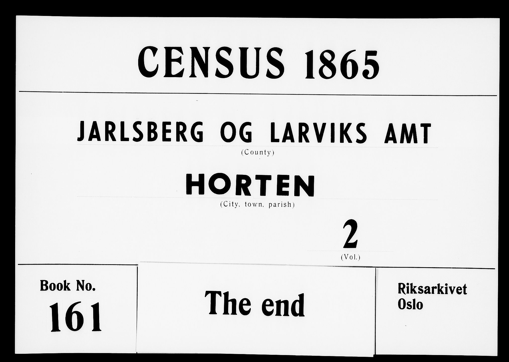 RA, Folketelling 1865 for 0703 Horten ladested, 1865, s. 837