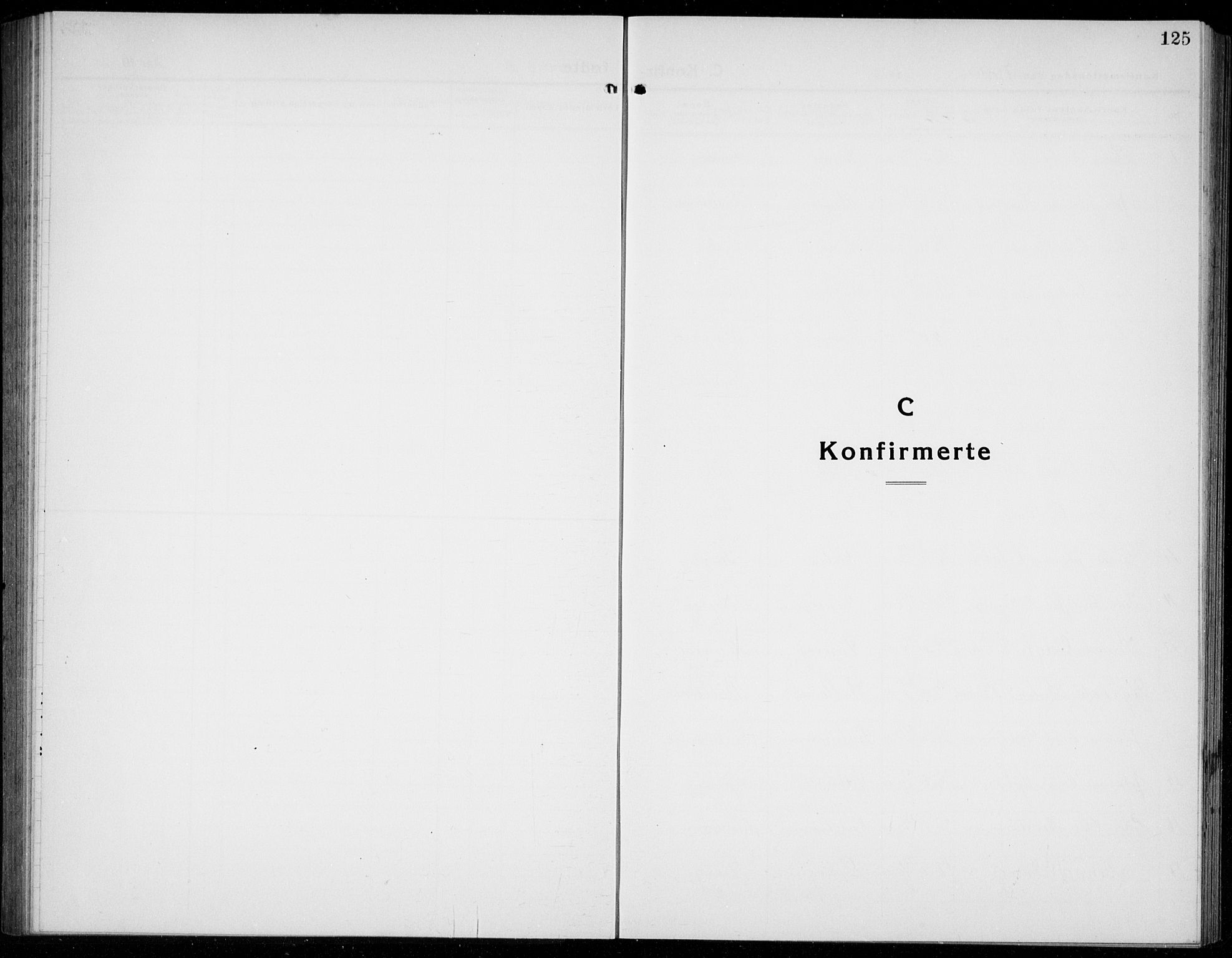 Os sokneprestembete, SAB/A-99929: Klokkerbok nr. A 5, 1923-1941, s. 125