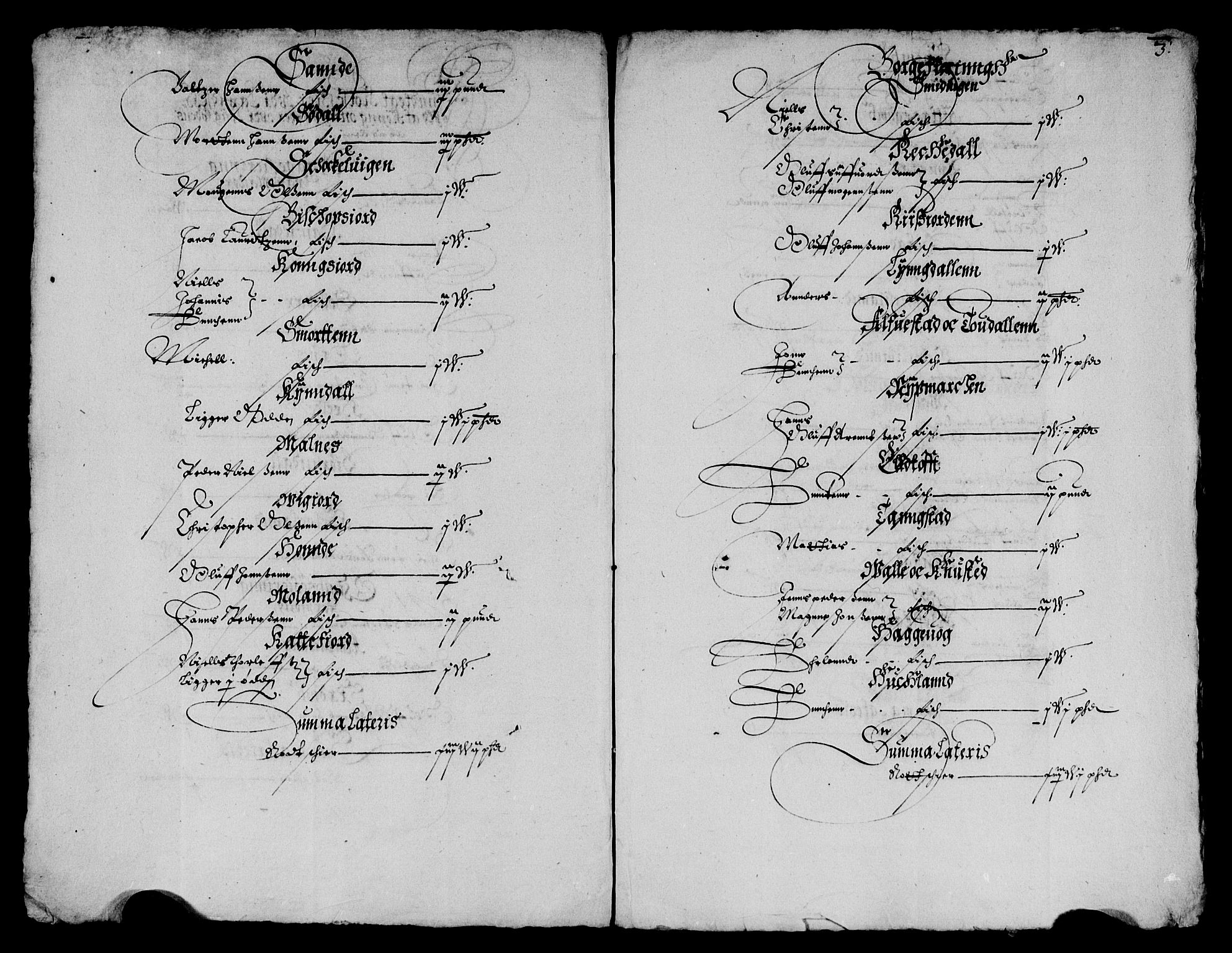 Rentekammeret inntil 1814, Reviderte regnskaper, Lensregnskaper, AV/RA-EA-5023/R/Rb/Rbz/L0025: Nordlandenes len, 1631-1635