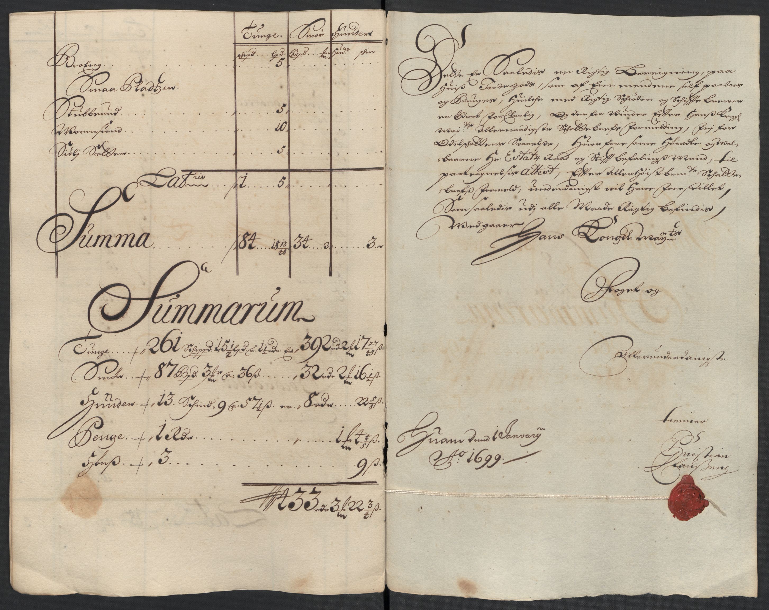 Rentekammeret inntil 1814, Reviderte regnskaper, Fogderegnskap, AV/RA-EA-4092/R12/L0710: Fogderegnskap Øvre Romerike, 1698, s. 243