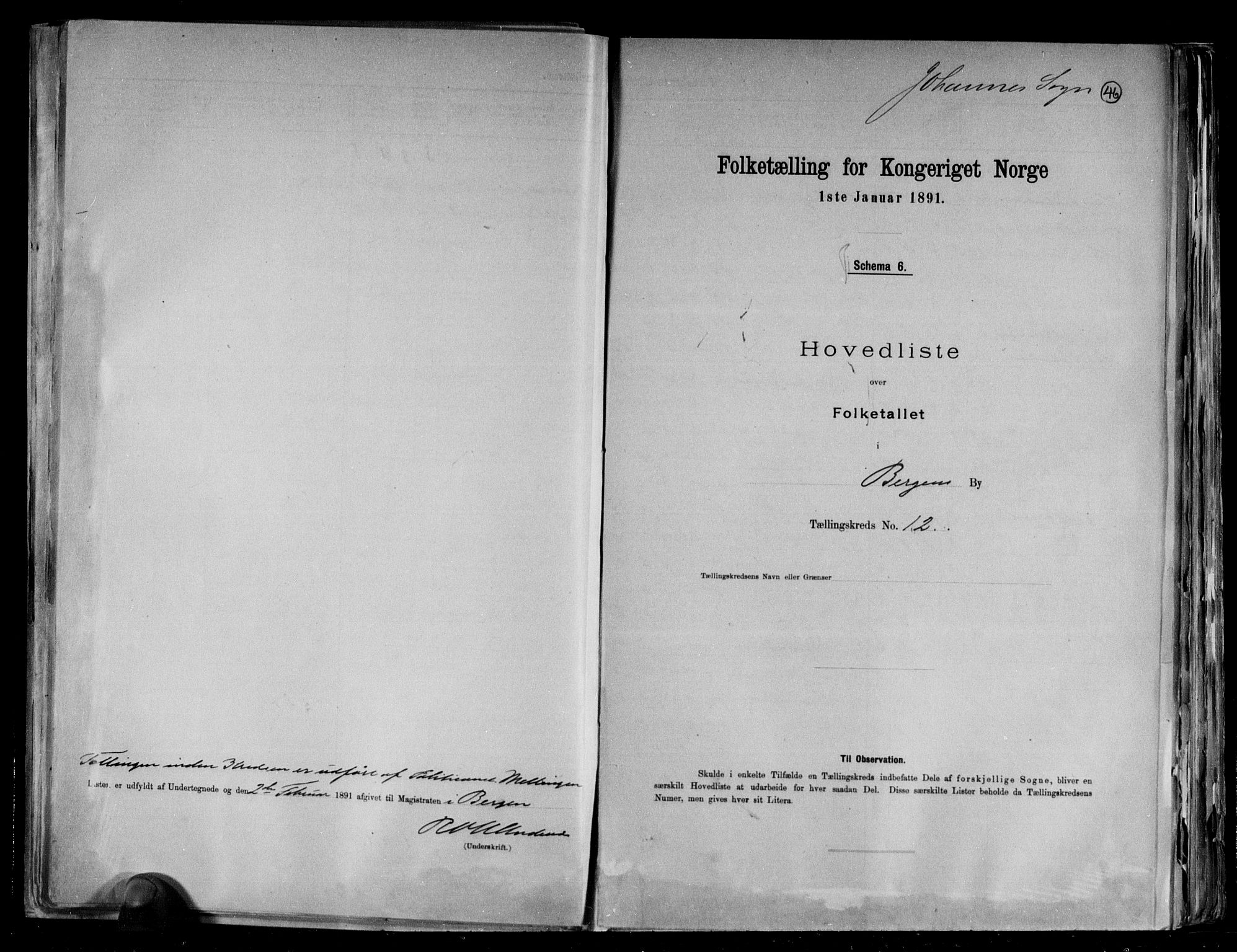RA, Folketelling 1891 for 1301 Bergen kjøpstad, 1891, s. 47