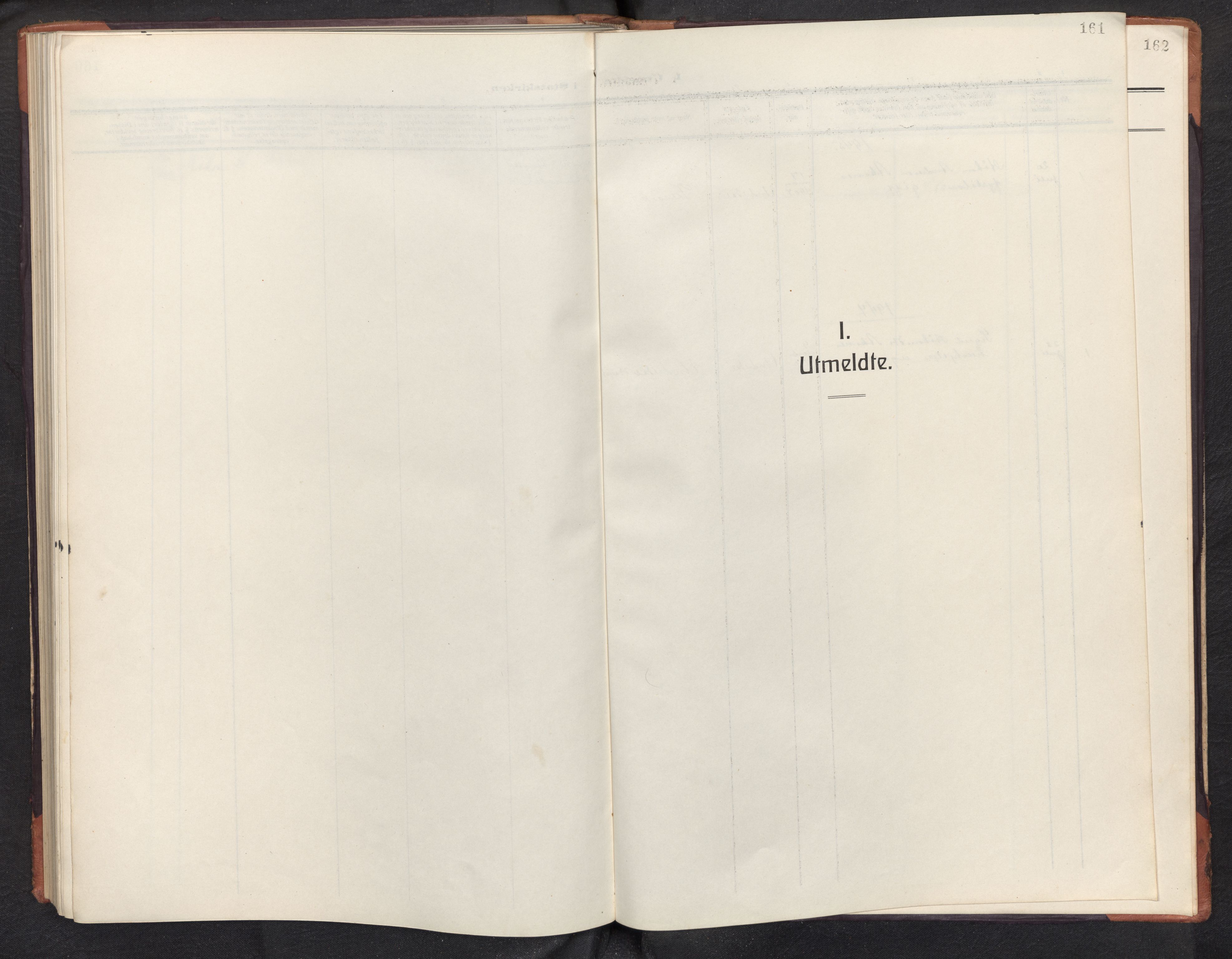 Aurland sokneprestembete, SAB/A-99937/H/Hb/Hbd/L0003: Klokkerbok nr. D 3, 1920-1968, s. 160b-161a
