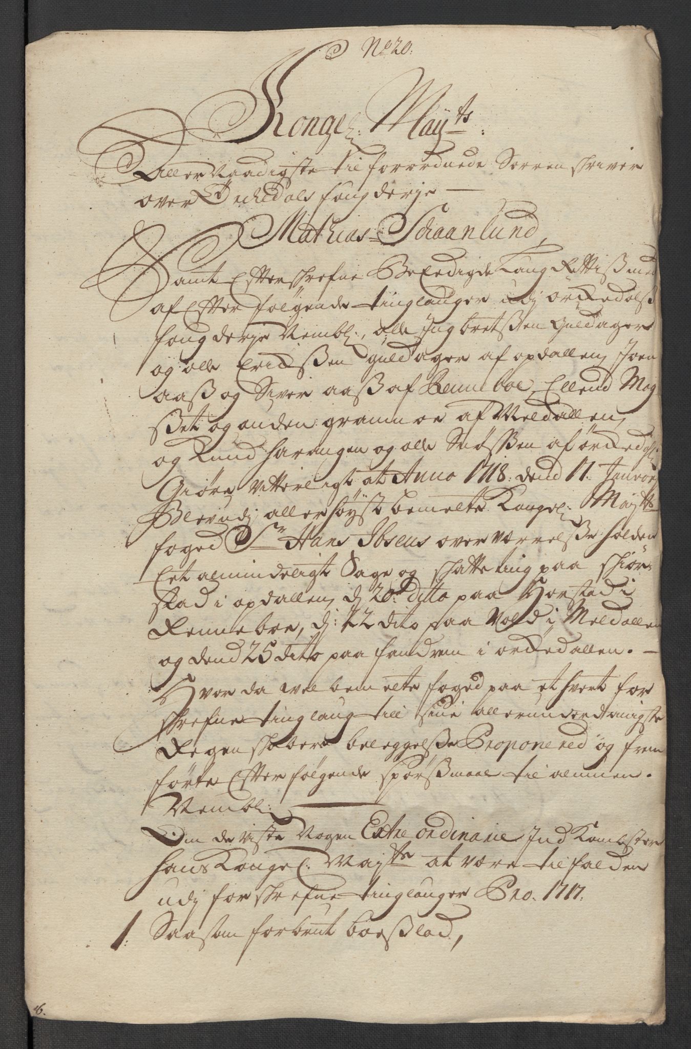 Rentekammeret inntil 1814, Reviderte regnskaper, Fogderegnskap, RA/EA-4092/R60/L3969: Fogderegnskap Orkdal og Gauldal, 1717, s. 253