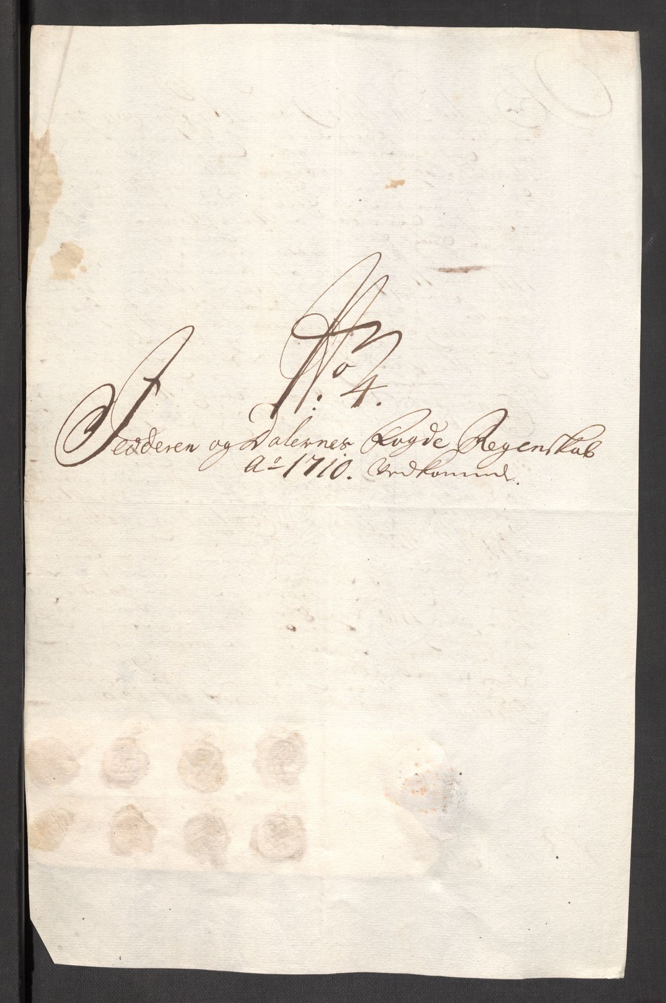 Rentekammeret inntil 1814, Reviderte regnskaper, Fogderegnskap, RA/EA-4092/R46/L2734: Fogderegnskap Jæren og Dalane, 1709-1710, s. 140