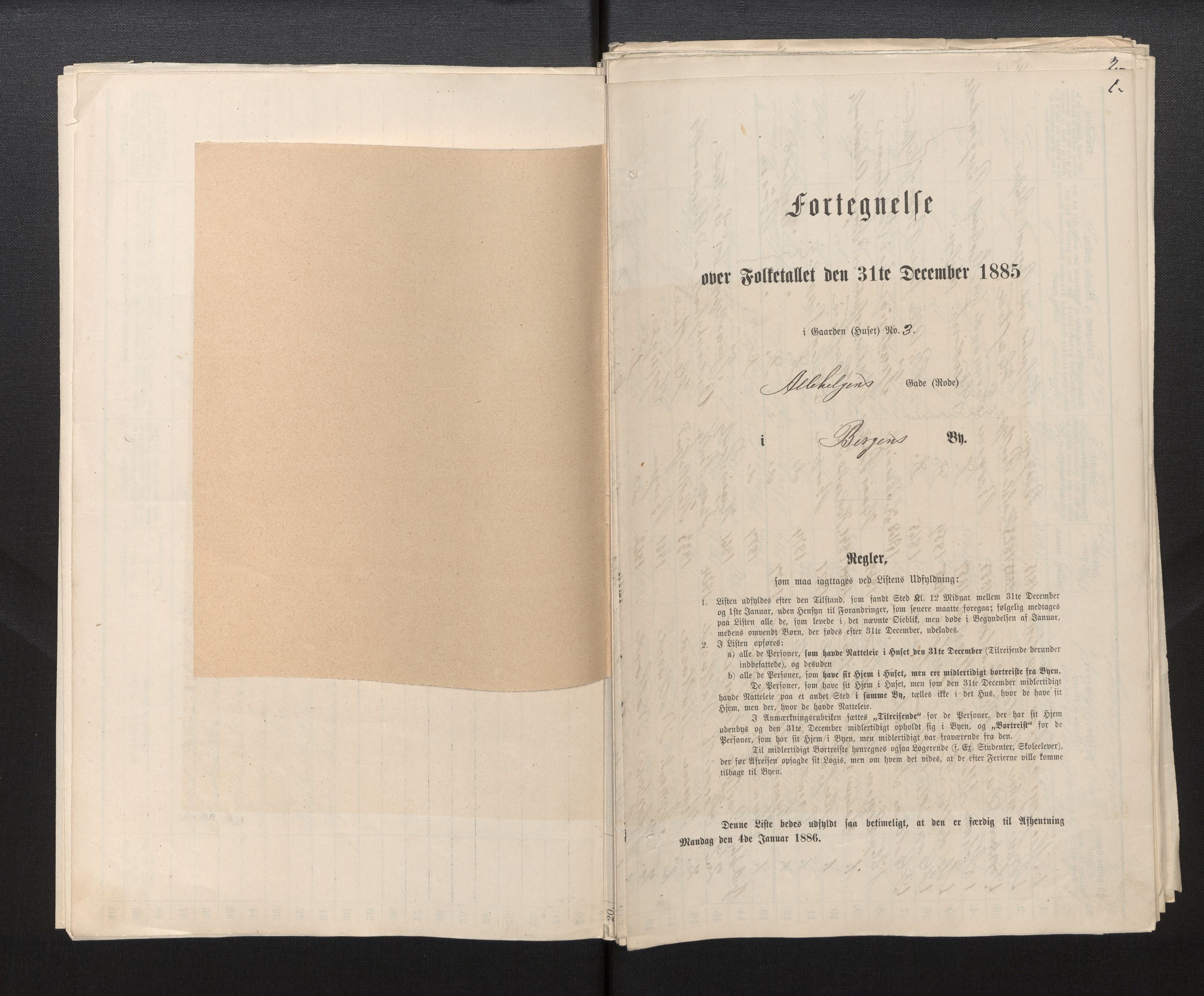 SAB, Folketelling 1885 for 1301 Bergen kjøpstad, 1885, s. 139