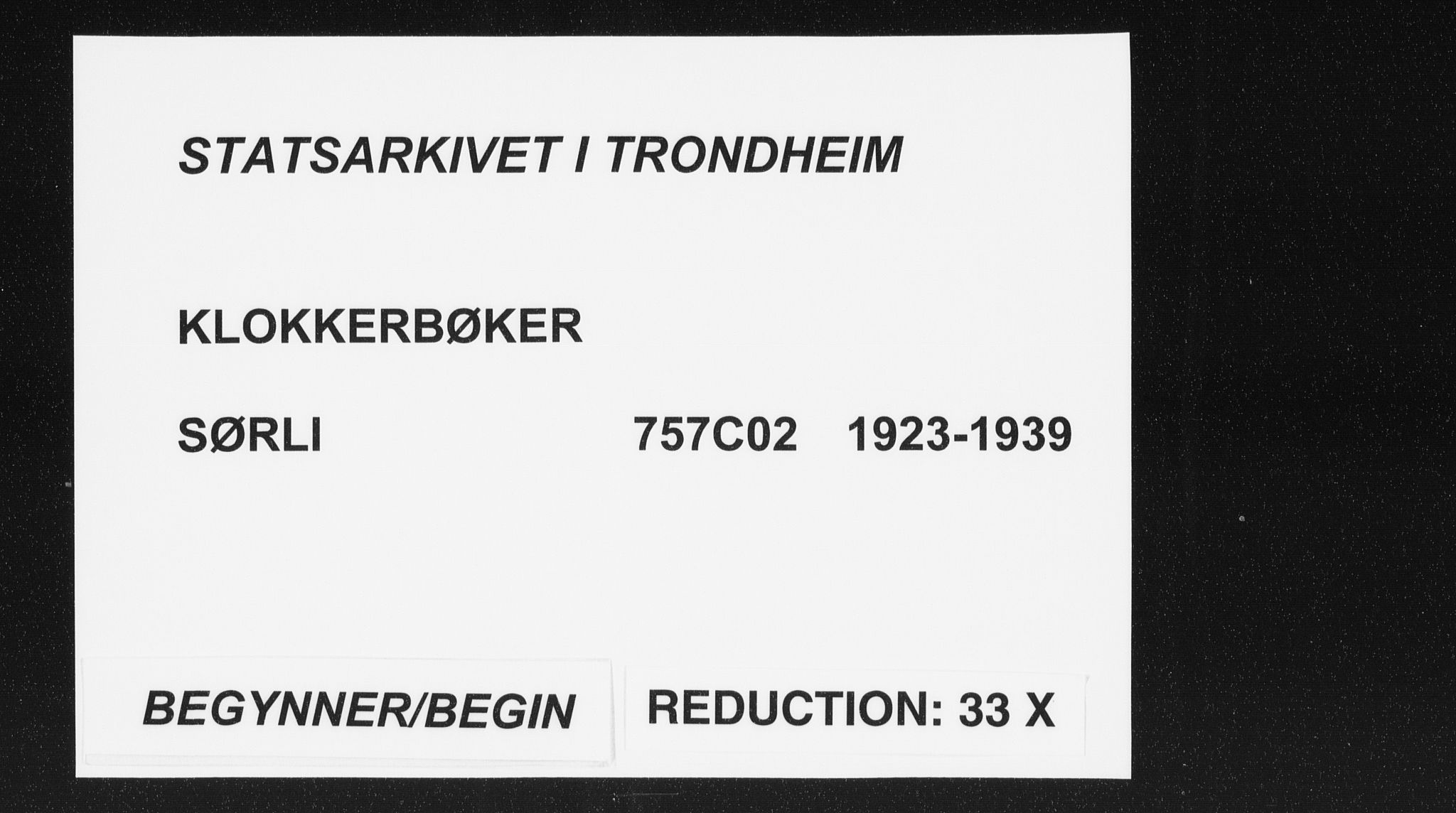 Ministerialprotokoller, klokkerbøker og fødselsregistre - Nord-Trøndelag, SAT/A-1458/757/L0507: Klokkerbok nr. 757C02, 1923-1939