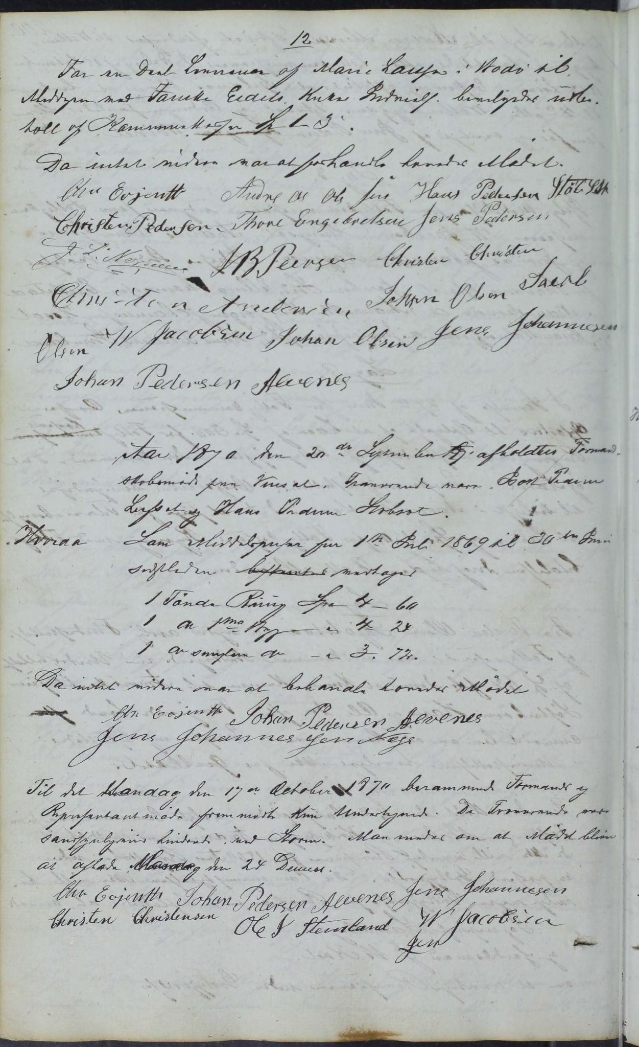 Skjerstad kommune. Formannskap, AIN/K-18421.150/100/L0001: Møtebok for Skjerstad formannskap, 1838-1876