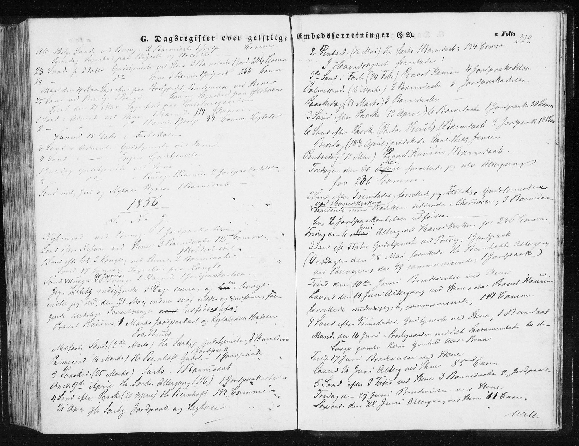 Ministerialprotokoller, klokkerbøker og fødselsregistre - Sør-Trøndelag, SAT/A-1456/612/L0376: Ministerialbok nr. 612A08, 1846-1859, s. 324