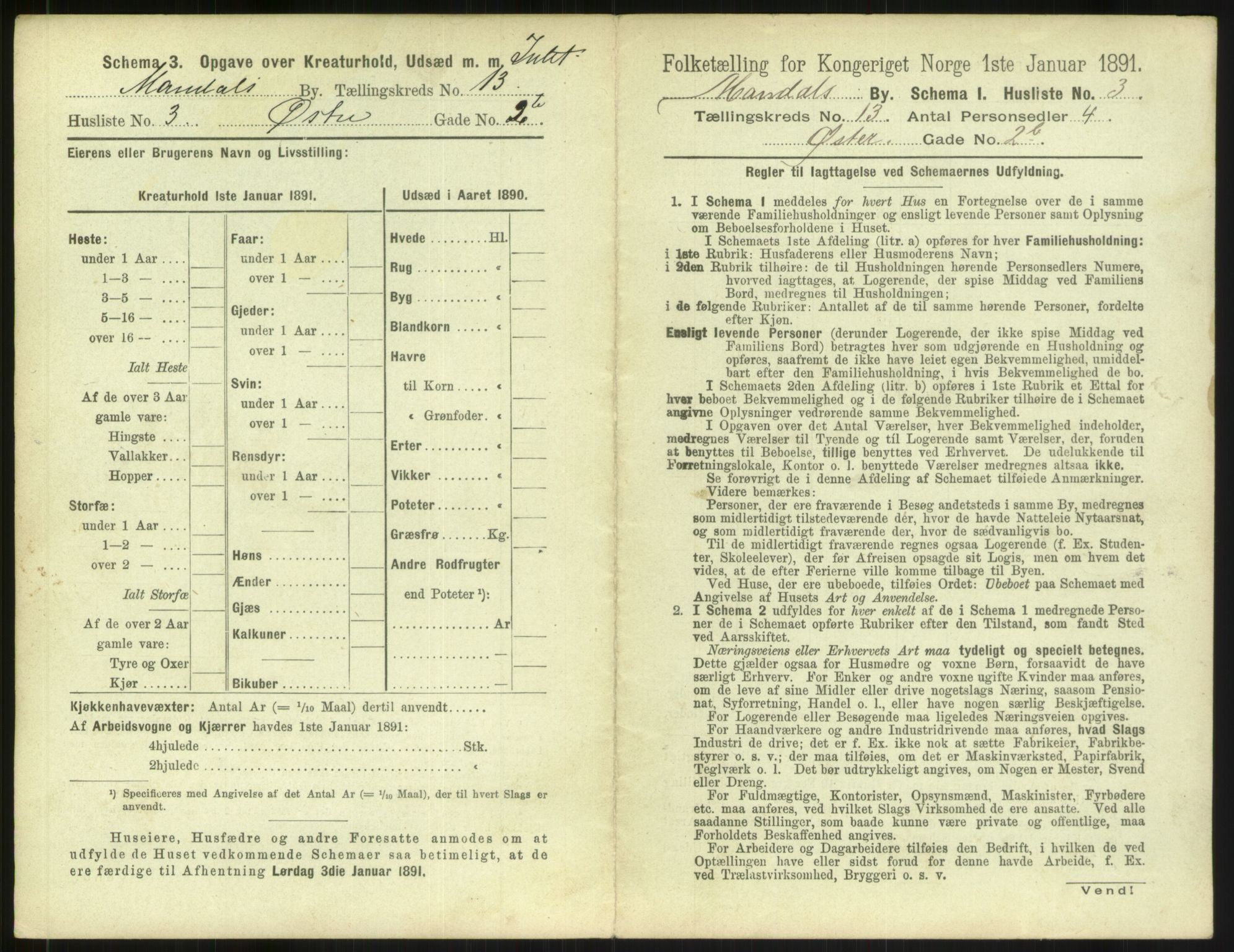 RA, Folketelling 1891 for 1002 Mandal ladested, 1891, s. 589