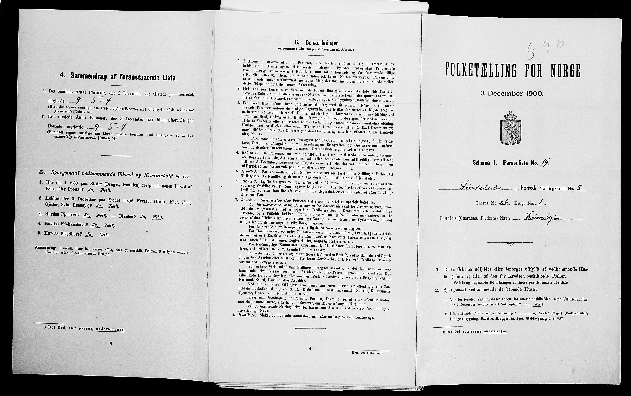 SAK, Folketelling 1900 for 0913 Søndeled herred, 1900, s. 831