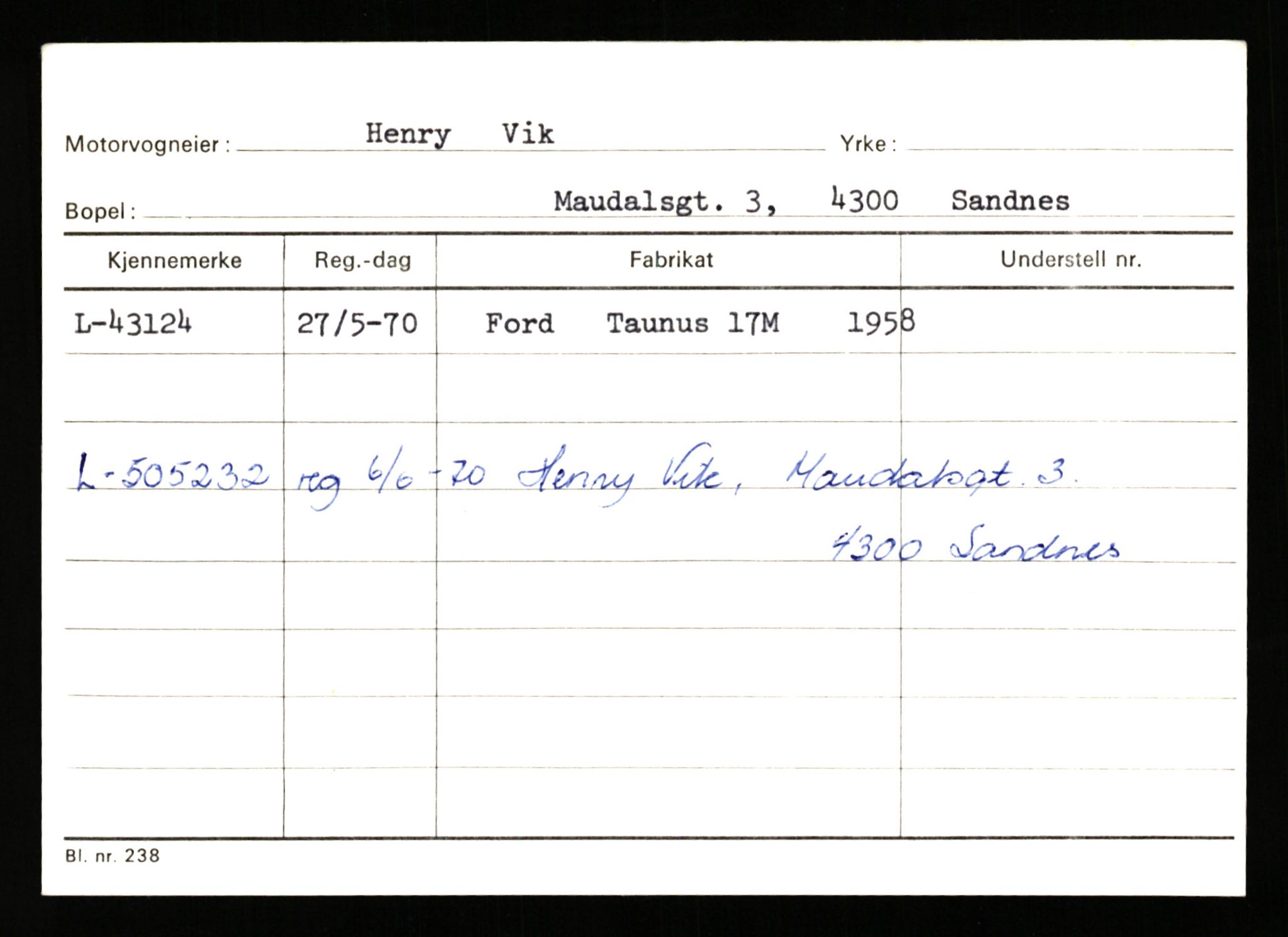 Stavanger trafikkstasjon, AV/SAST-A-101942/0/G/L0006: Registreringsnummer: 34250 - 49007, 1930-1971, s. 2325